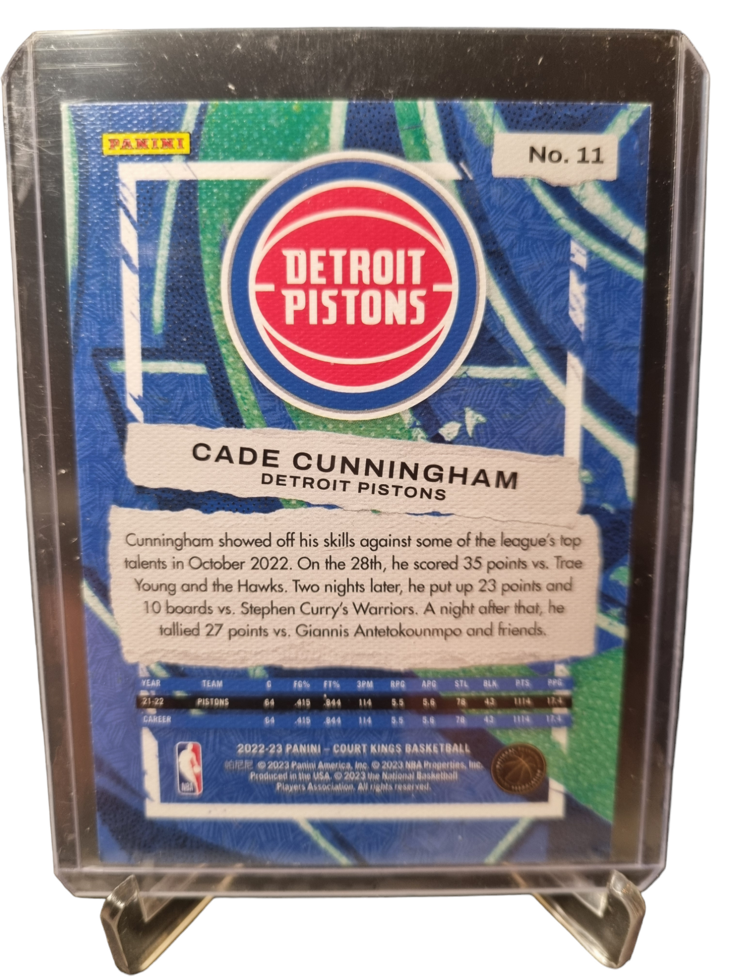 2022-23 Panini Court Kings #11 Cade Cunningham