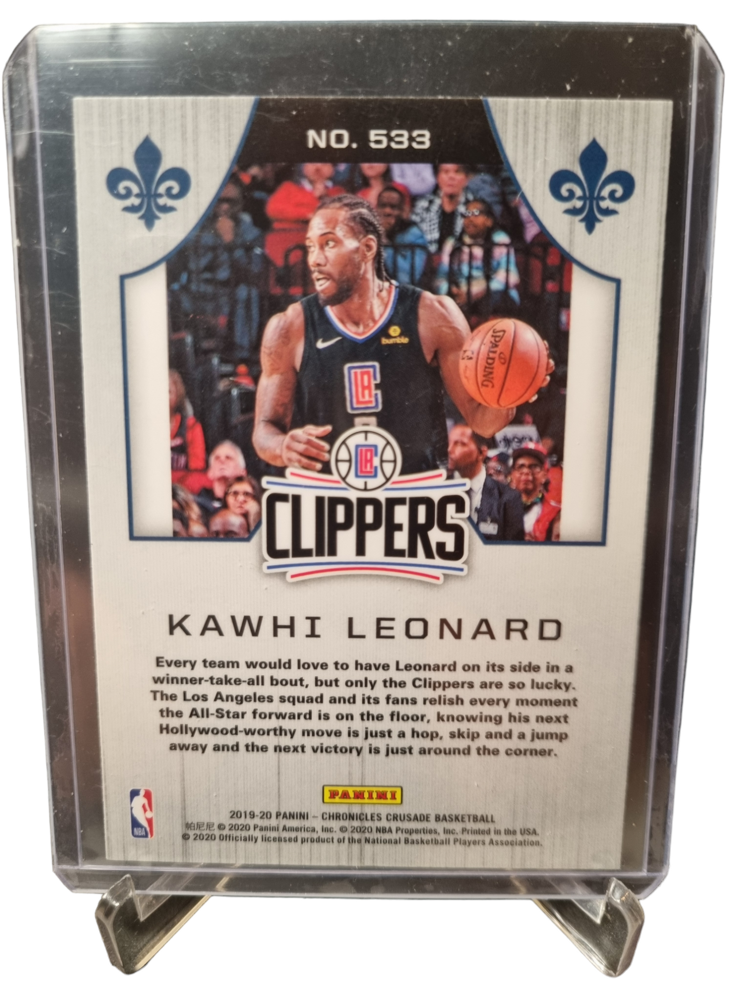 2019-20 Panini Chronicles Crusade #533 Kawhi Leonard Crusade