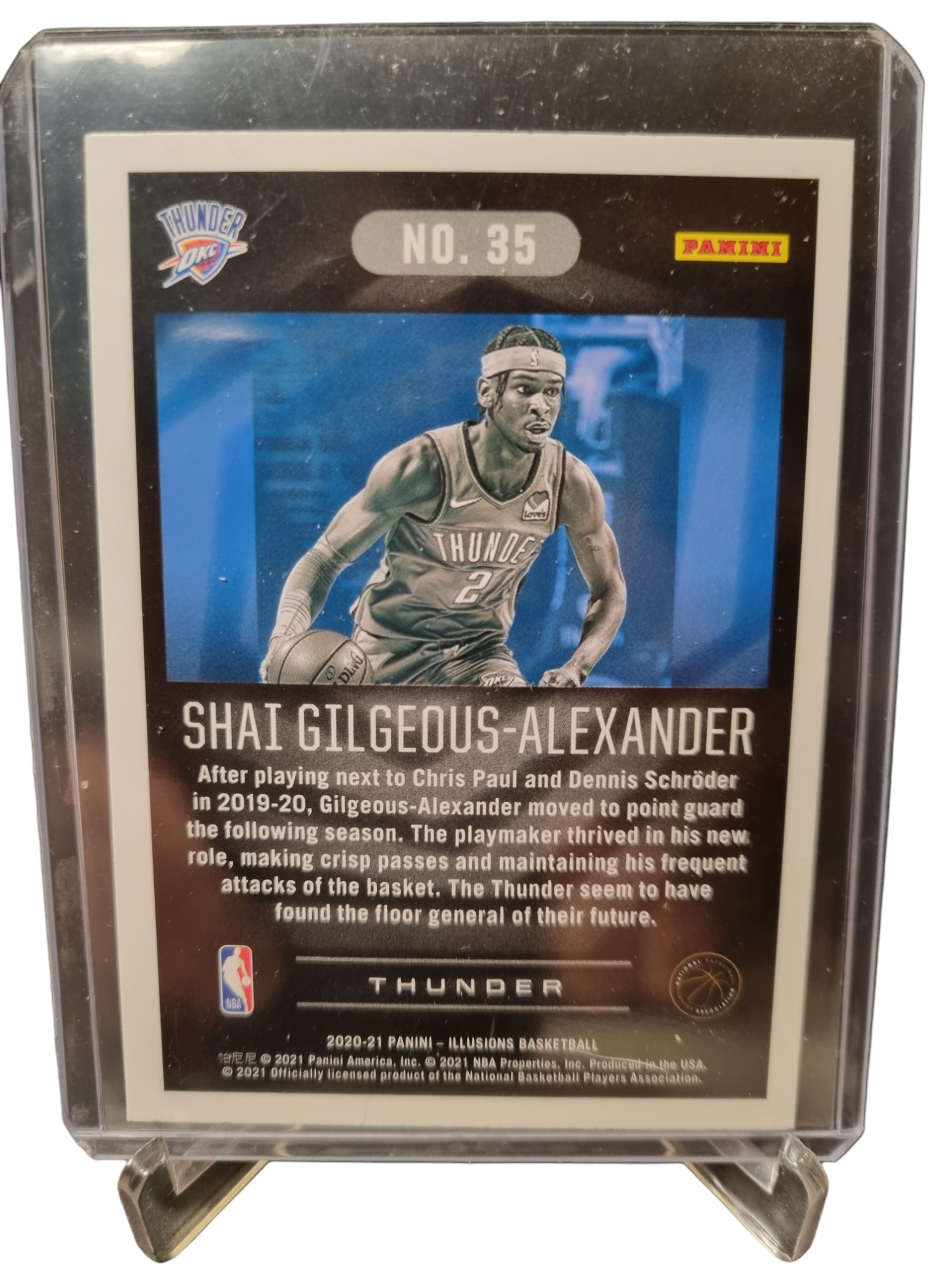 2020-21 Panini Illusions #35 Shai Gilgeous-Alexander