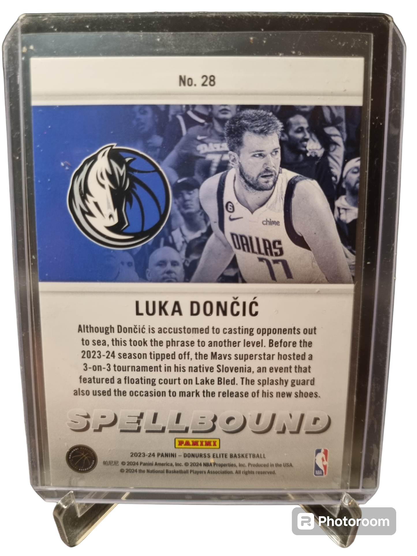 2023-24 Panini Donruss Elite #28 Luka Doncic Spellbound C