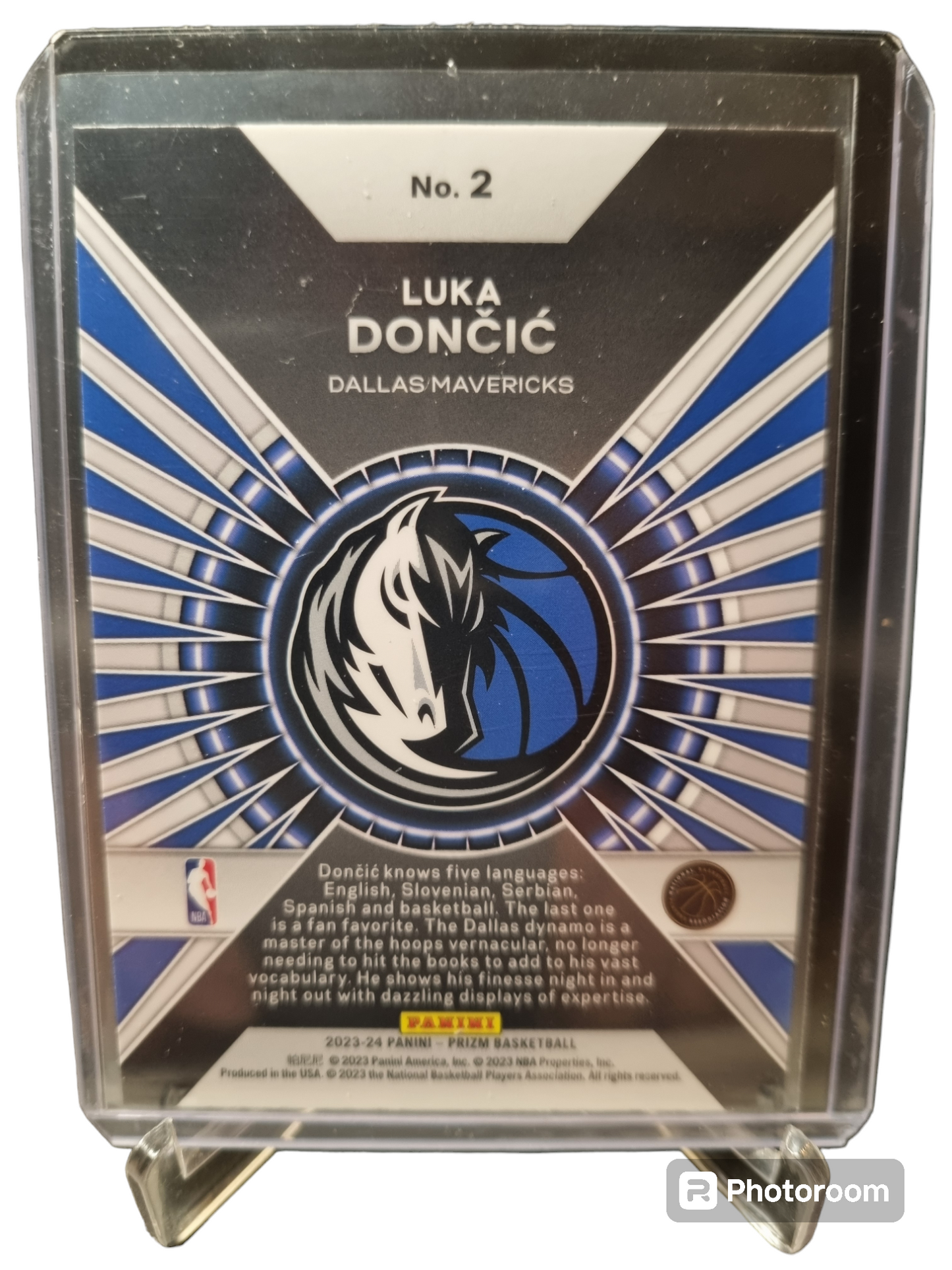 2023-24 Panini Prizm #2 Luka Doncic Dominance