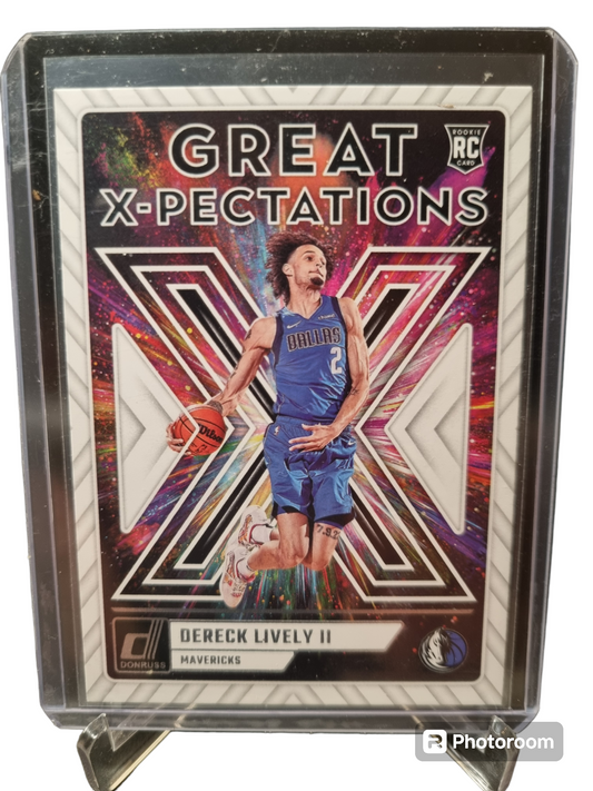 2023-24 Panini Donruss #20 Dereck Lively II Rookie Card Great Expectations