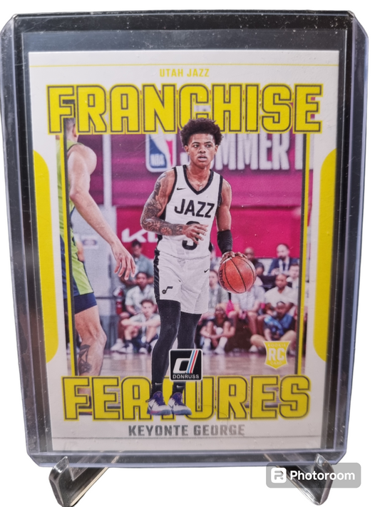 2023-24 Panini Donruss #20 Keyonte George Rookie Card Franchise Features