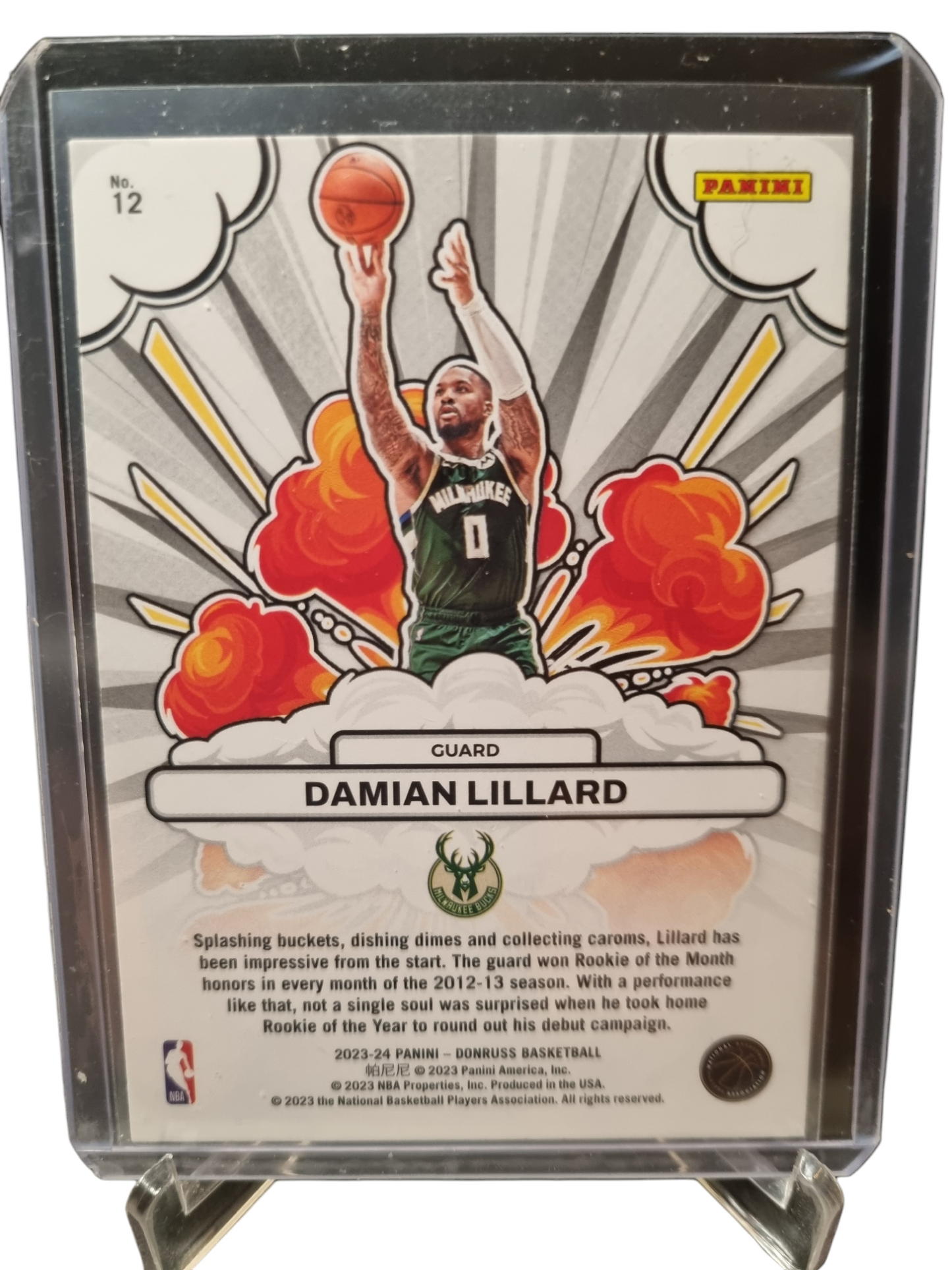 2023-24 Panini Donruss #12 Damian Lillard Bomb Squad