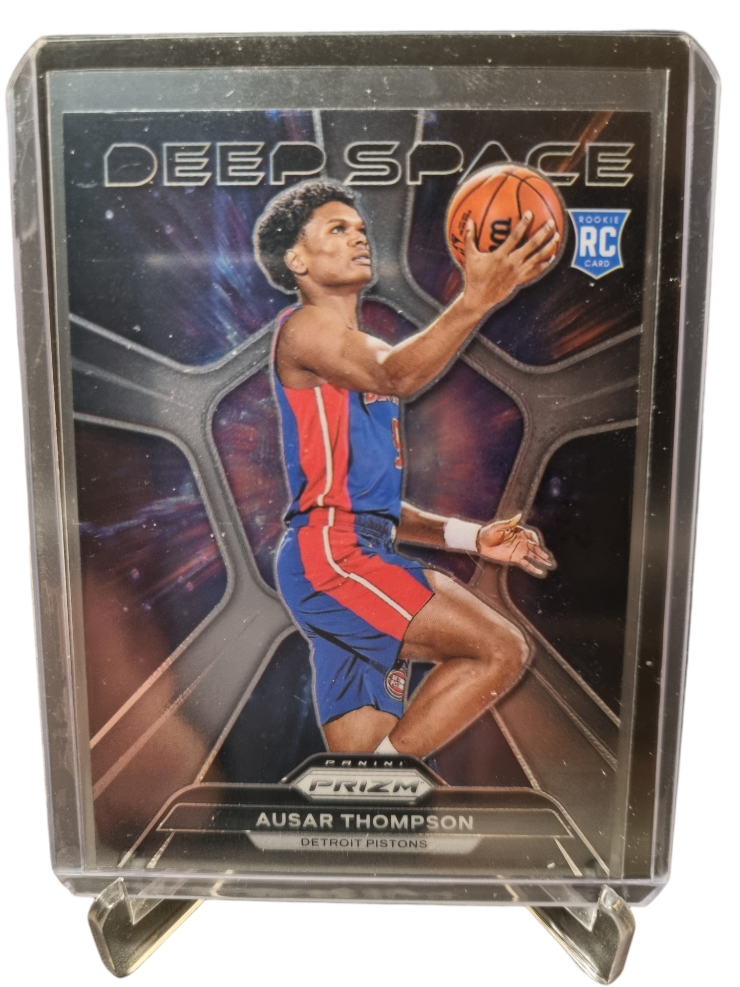 2023-24 Panini Prizm #5 Ausar Thompson Rookie Card Deep Space