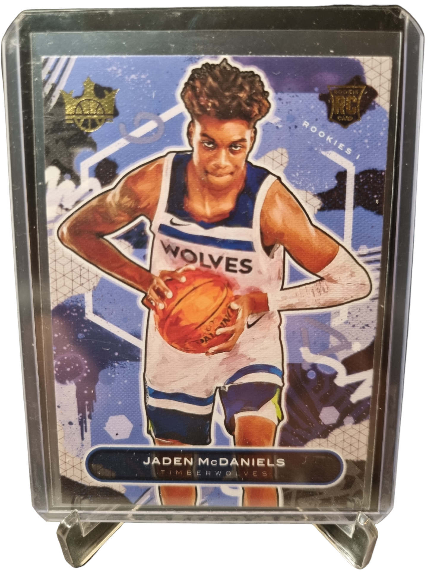 2021-22 Panini Court Kings #76 Jaden McDaniels Rookie Card Rookies I