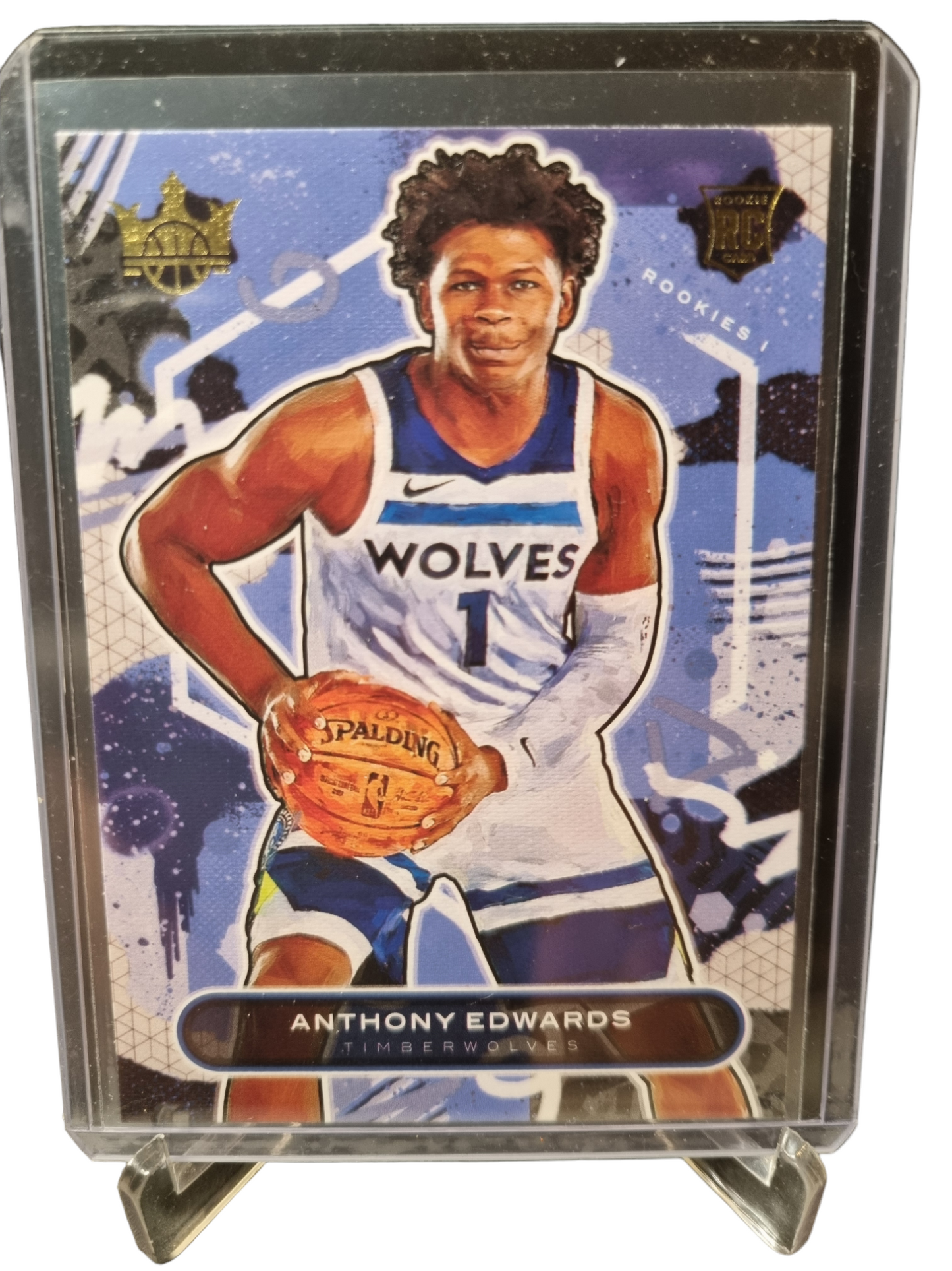 2020-21 Panini Court Kings #70 Anthony Edwards Rookie Card Rookies I