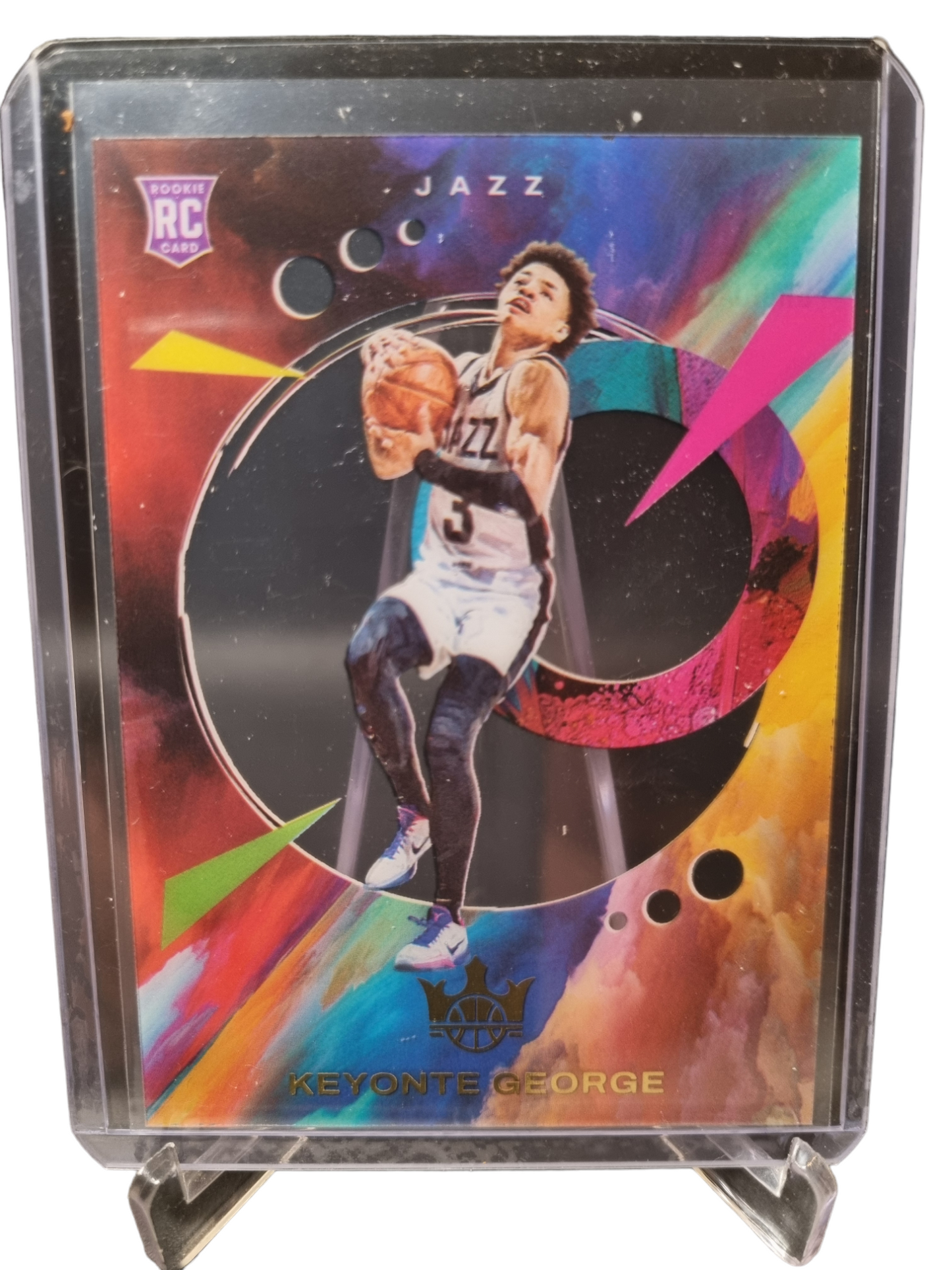 2023-24 Panini Court Kings #11 Keyonte George Rookie Card Acetate