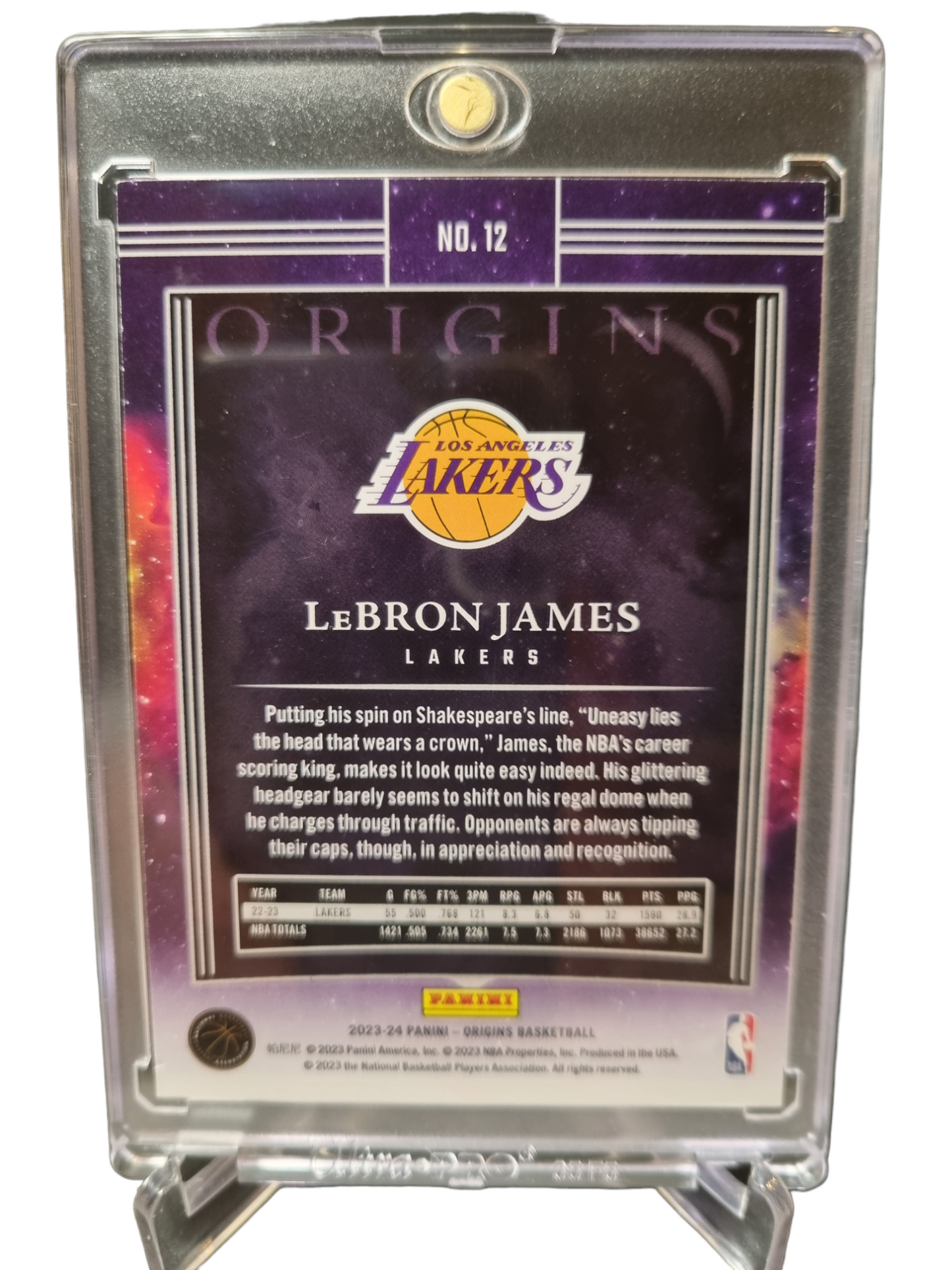 2023-24 Panini Origins #12 Lebron James 96/99