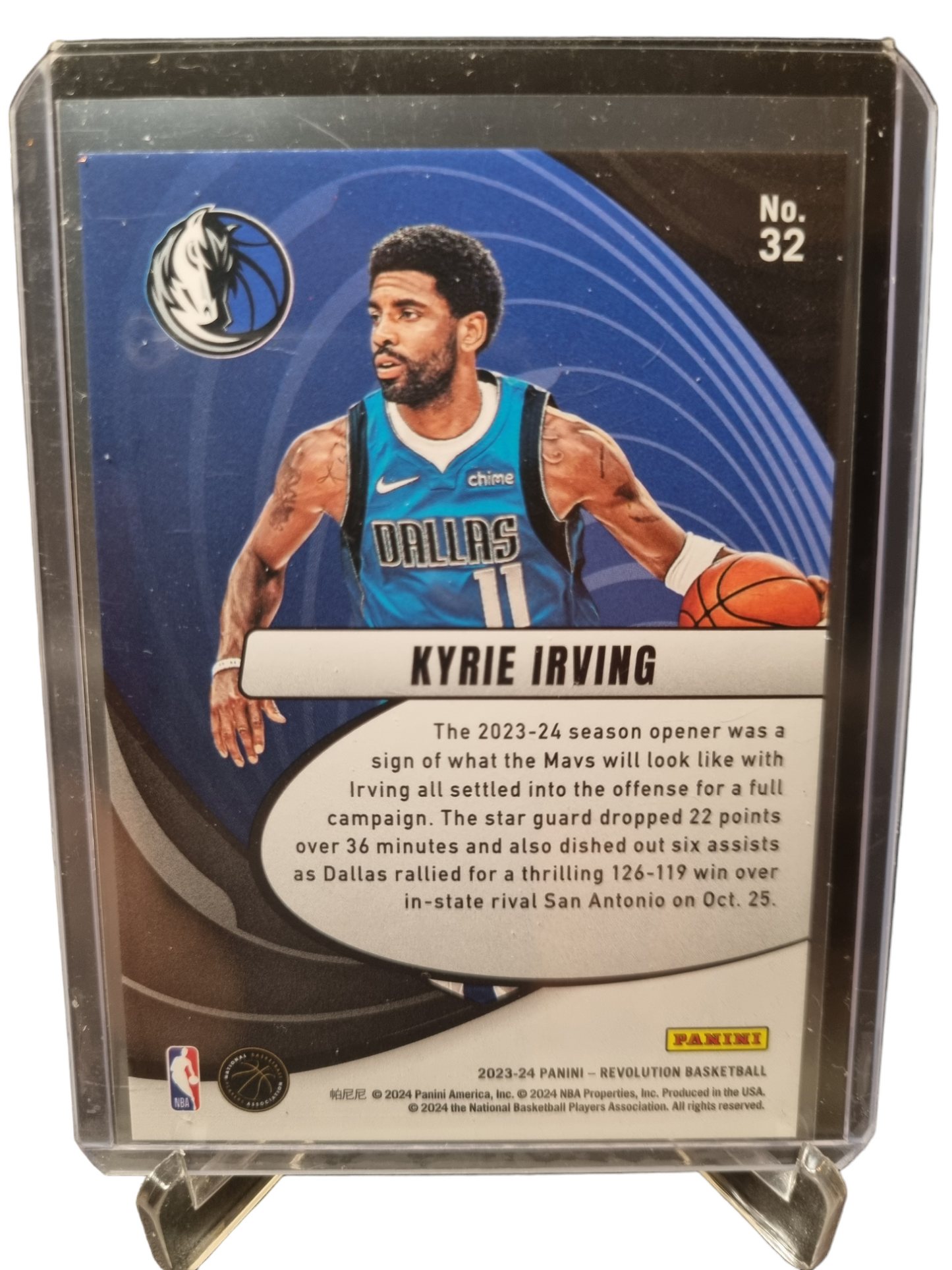 2023-24 Panini Revolution #32 Kyrie Irving Vortex