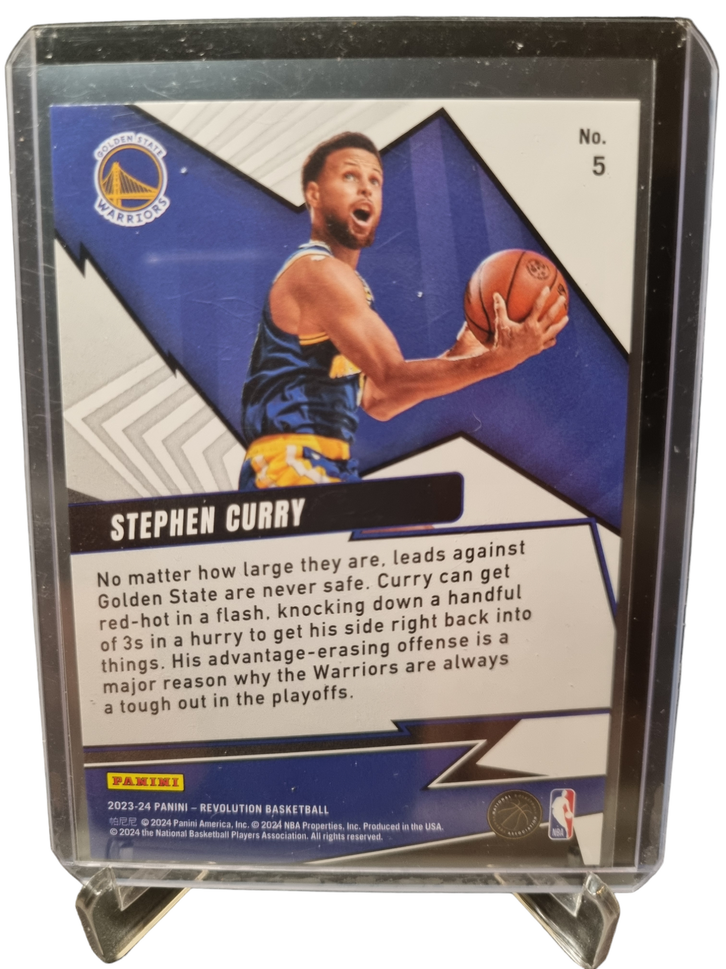 2023-24 Panini Revolution #5 Stephen Curry Shockwave