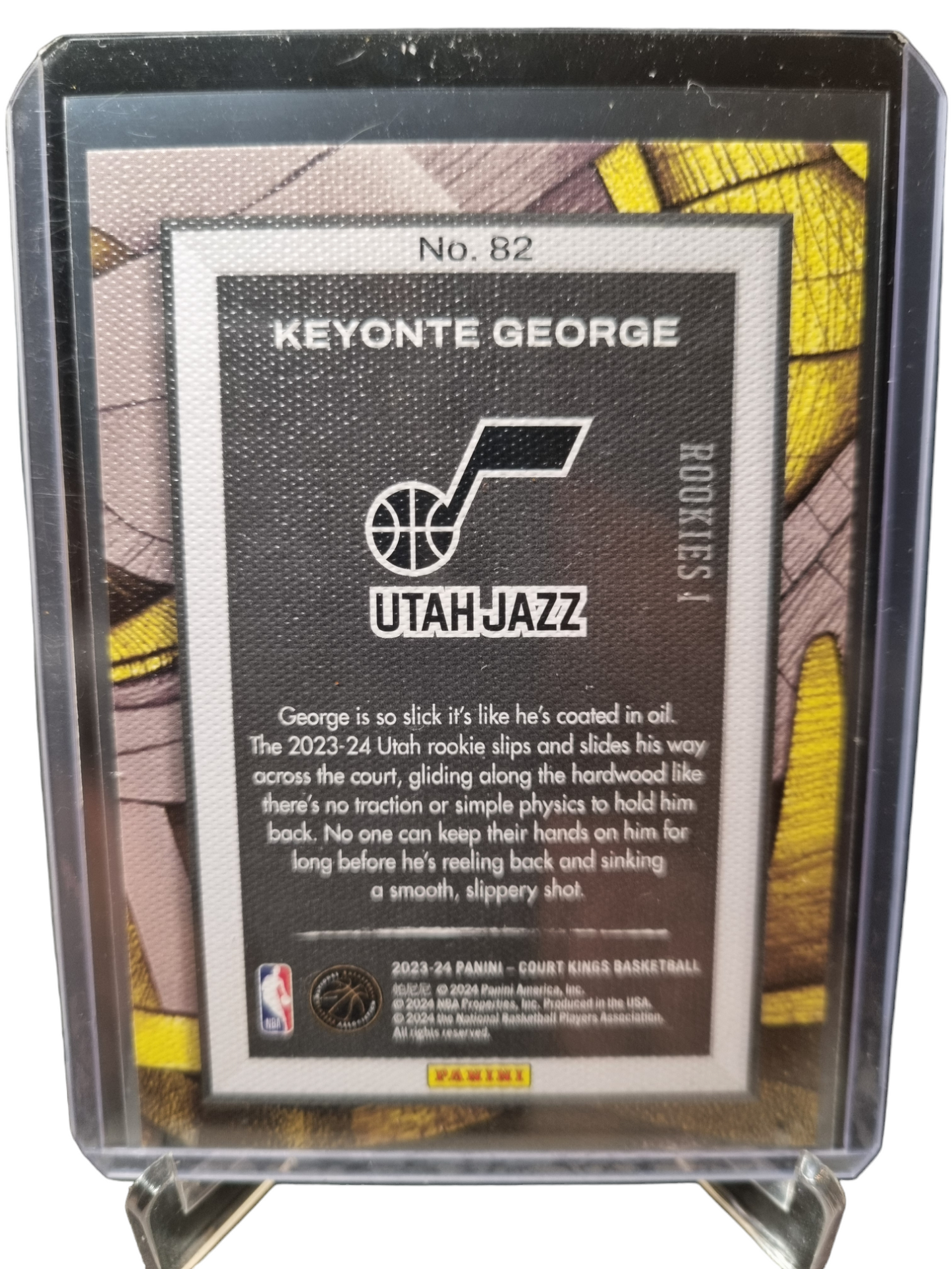 2023-24 Panini Court Kings #82 Keyonte George Rookie Card Rookies I