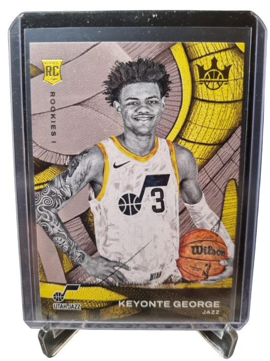 2023-24 Panini Court Kings #82 Keyonte George Rookie Card Rookies I