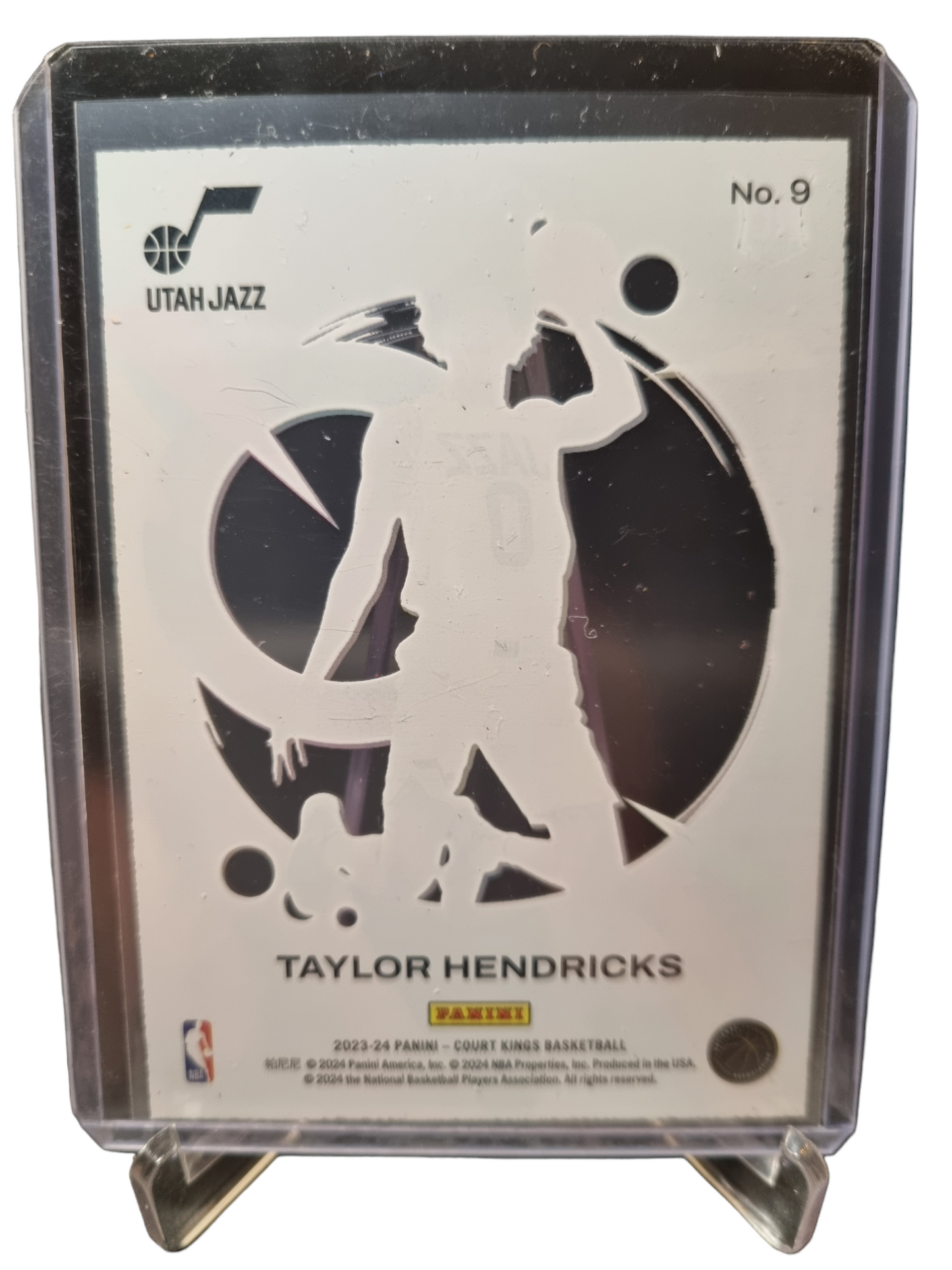 2023-24 Panini Court Kings #9 Taylor Hendricks Rookie Card Acetate