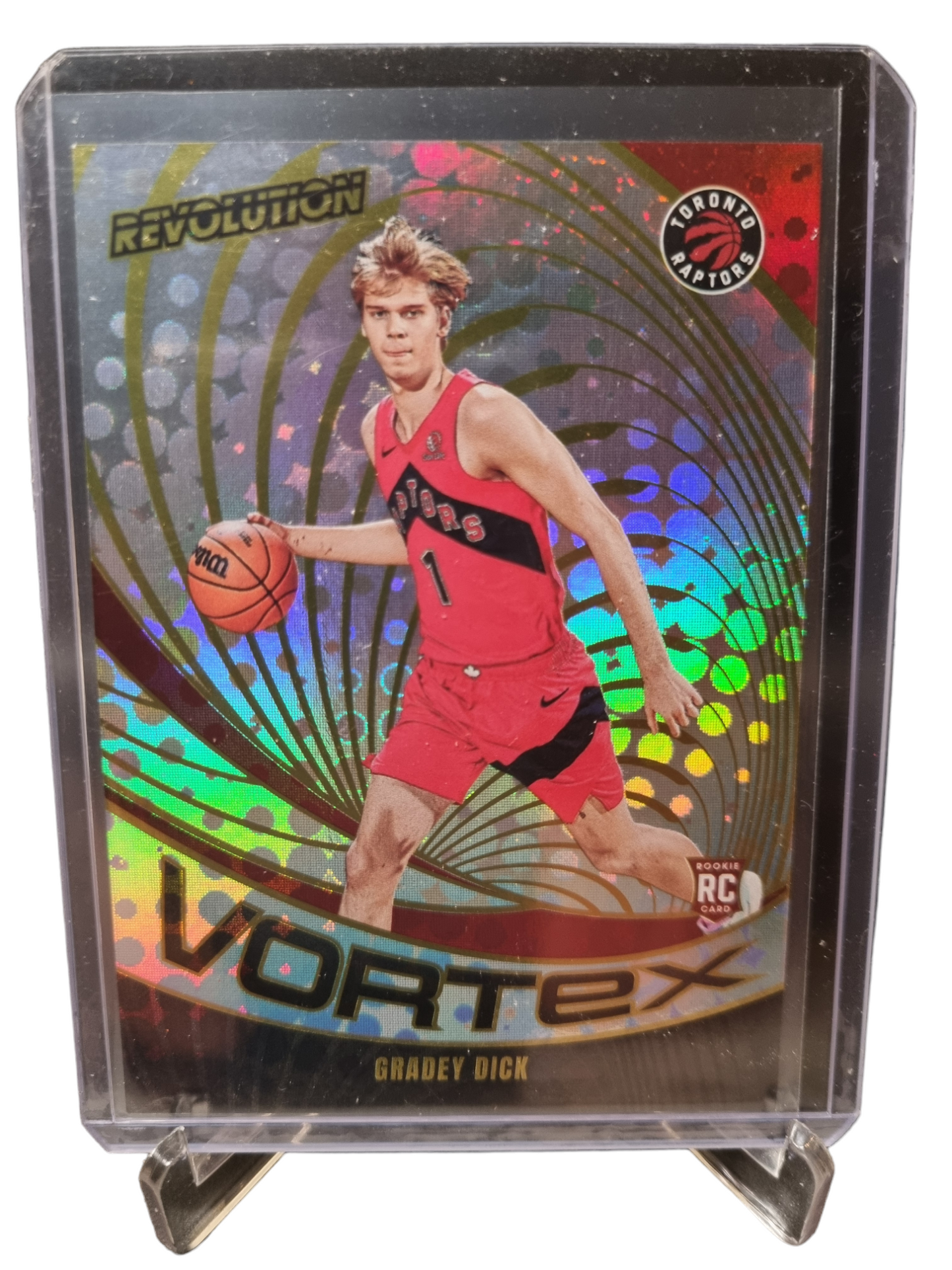 2023-24 Panini Revolution #5 Gradey Dick Rookie Card Vortex