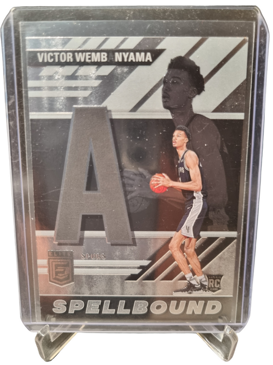 2023-24 Panini Donruss Elite #5 Victor Wembanyama Rookie Card Spellbound A