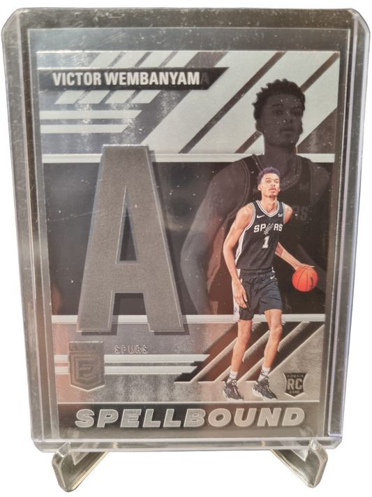 2023-24 Panini Donruss Elite #10 Victor Wembanyama Rookie Card Spellbound A