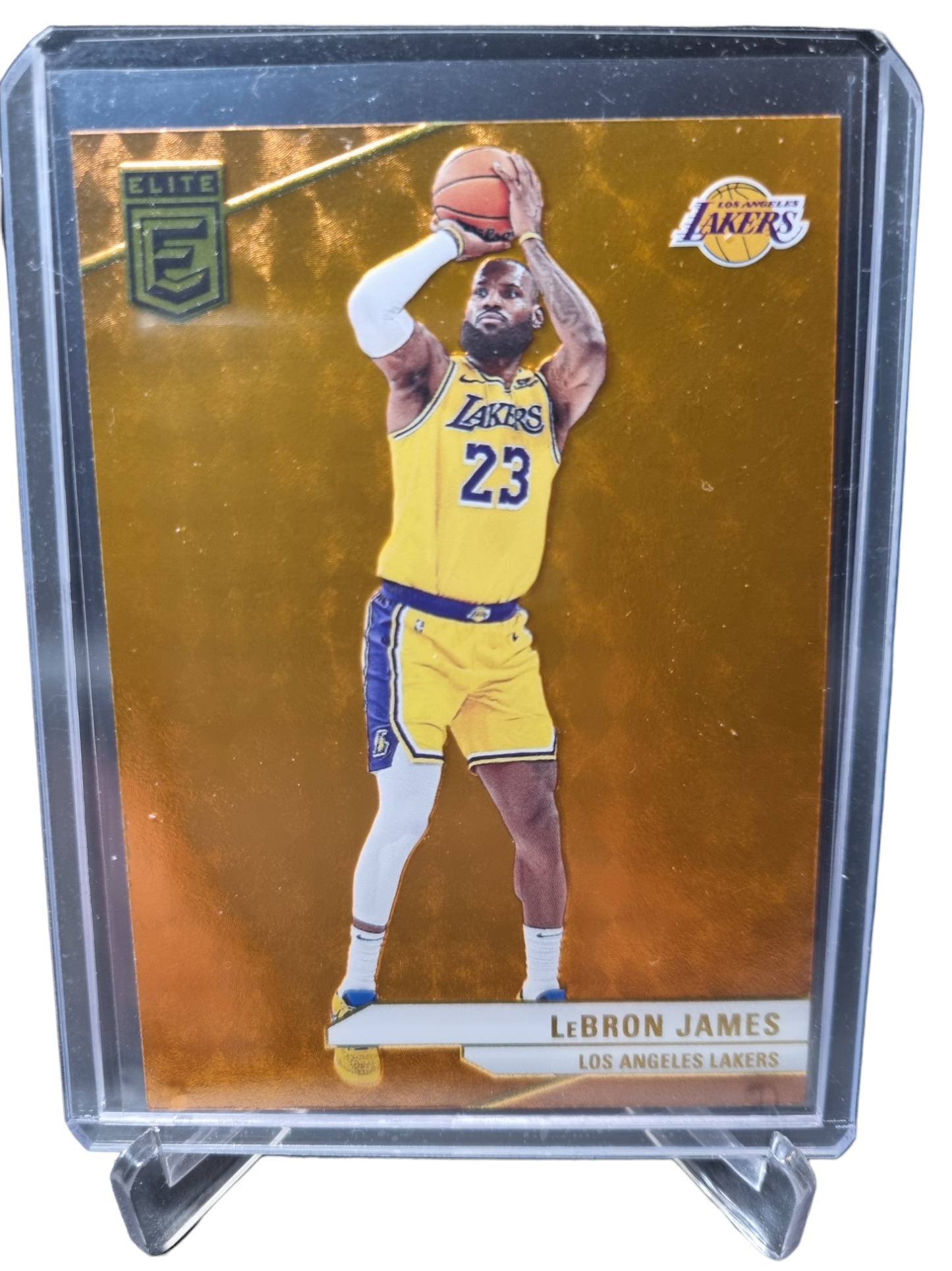 2023-24 Panini Donruss Elite #153 Lebron James Orange