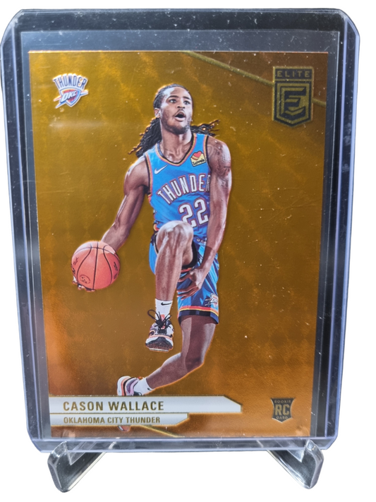 2023-24 Panini Donruss Elite #219 Cason Wallace Rookie Card Orange