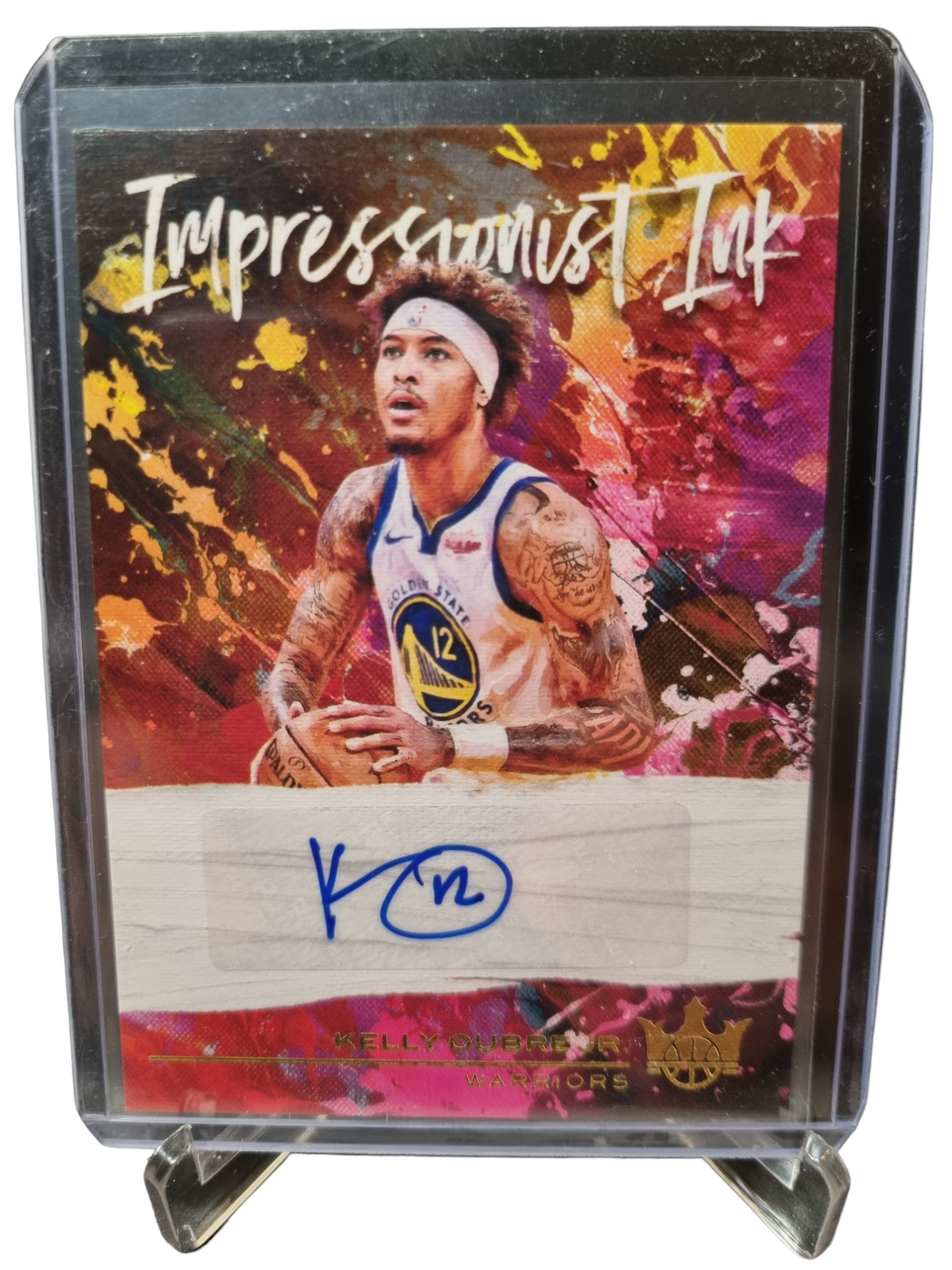 2020-21 Panini Court Kings #II-KOJ Kelly Oubre JR Rookie Card Impressionist Ink Autograph 35/75