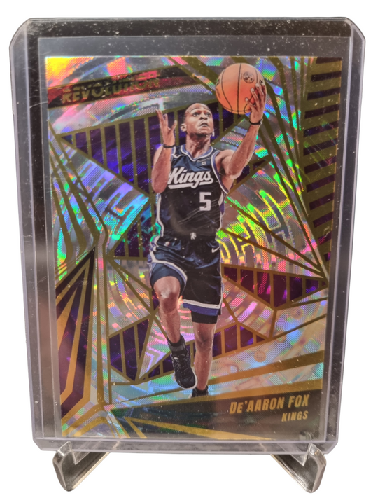 2023-24 Panini Revolution #97 De'Aaron Fox Fractal