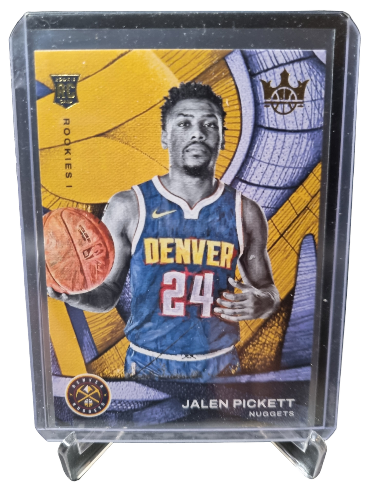 2023-24 Panini Court Kings #95 Jalen Pickett Rookie Card Rookies I