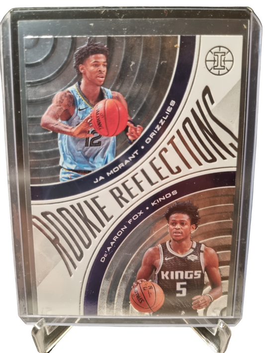 2019-20 Panini Illusions #19 JA Morant/DeAaron Fox Rookie Card Rookie Reflections