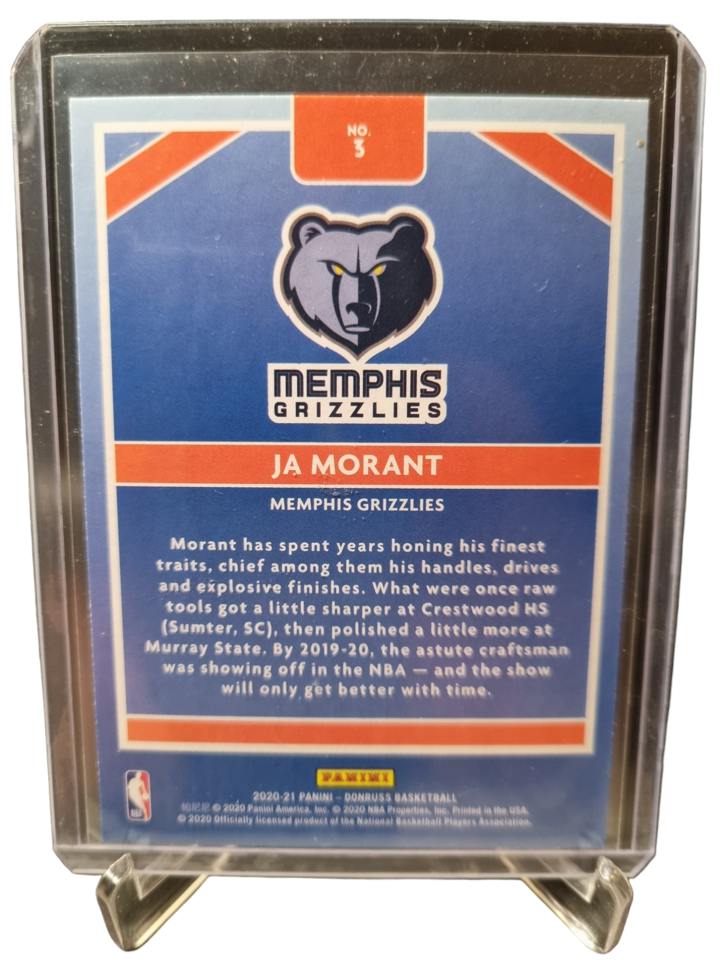 2020-21 Panini Donruss Elite #3 Ja Morant Craftsman