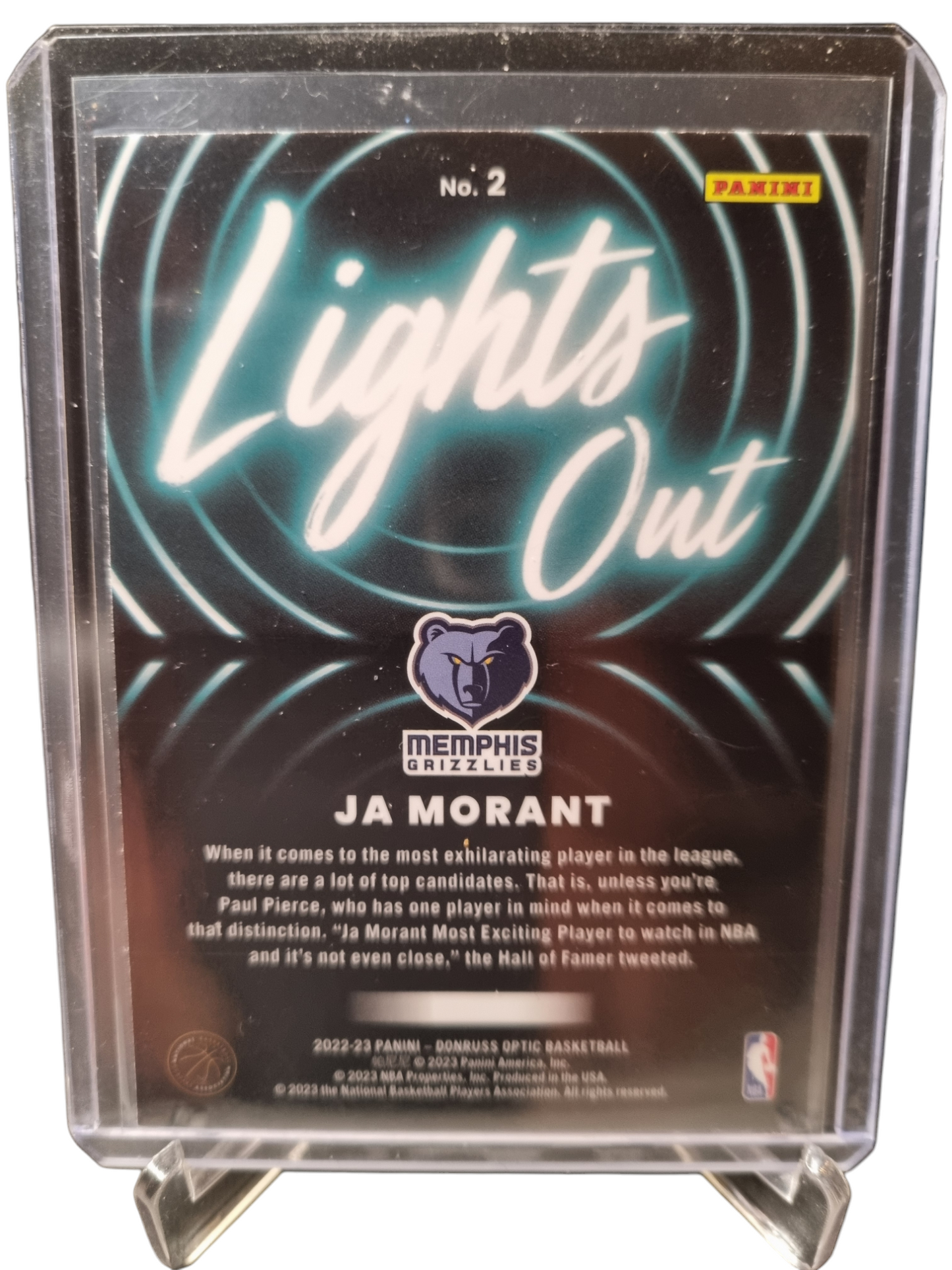 2022-23 Panini Donruss Optic #2 JA Morant Lights Out