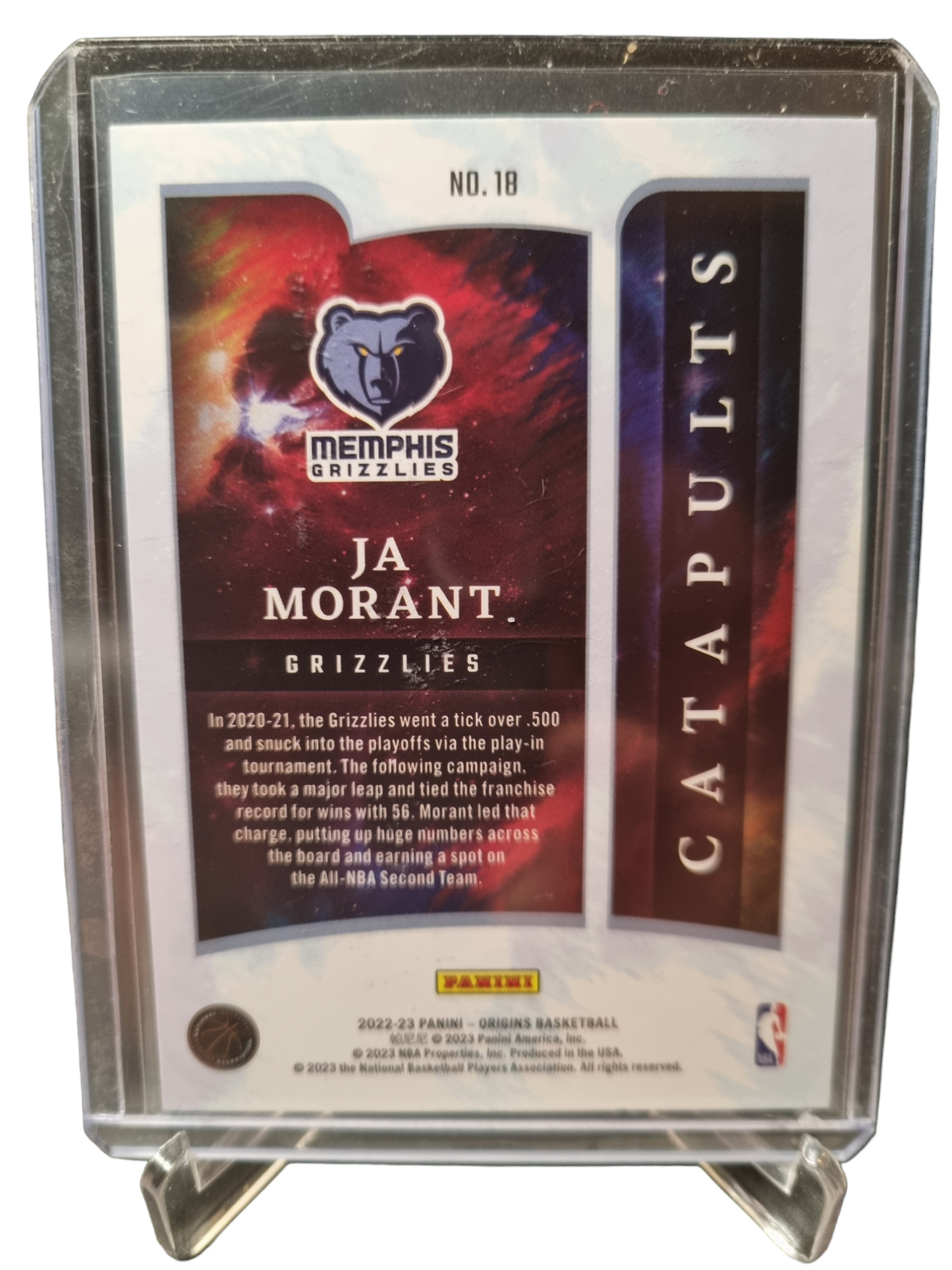 2022-23 Panini Origins #18 JA Morant Catapults