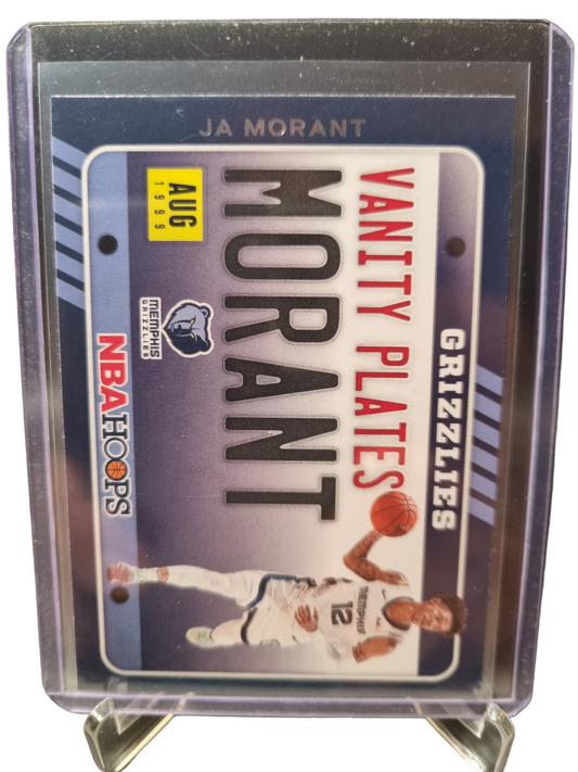 2020-21 Panini Hoops #2 JA Morant Vanity Plates