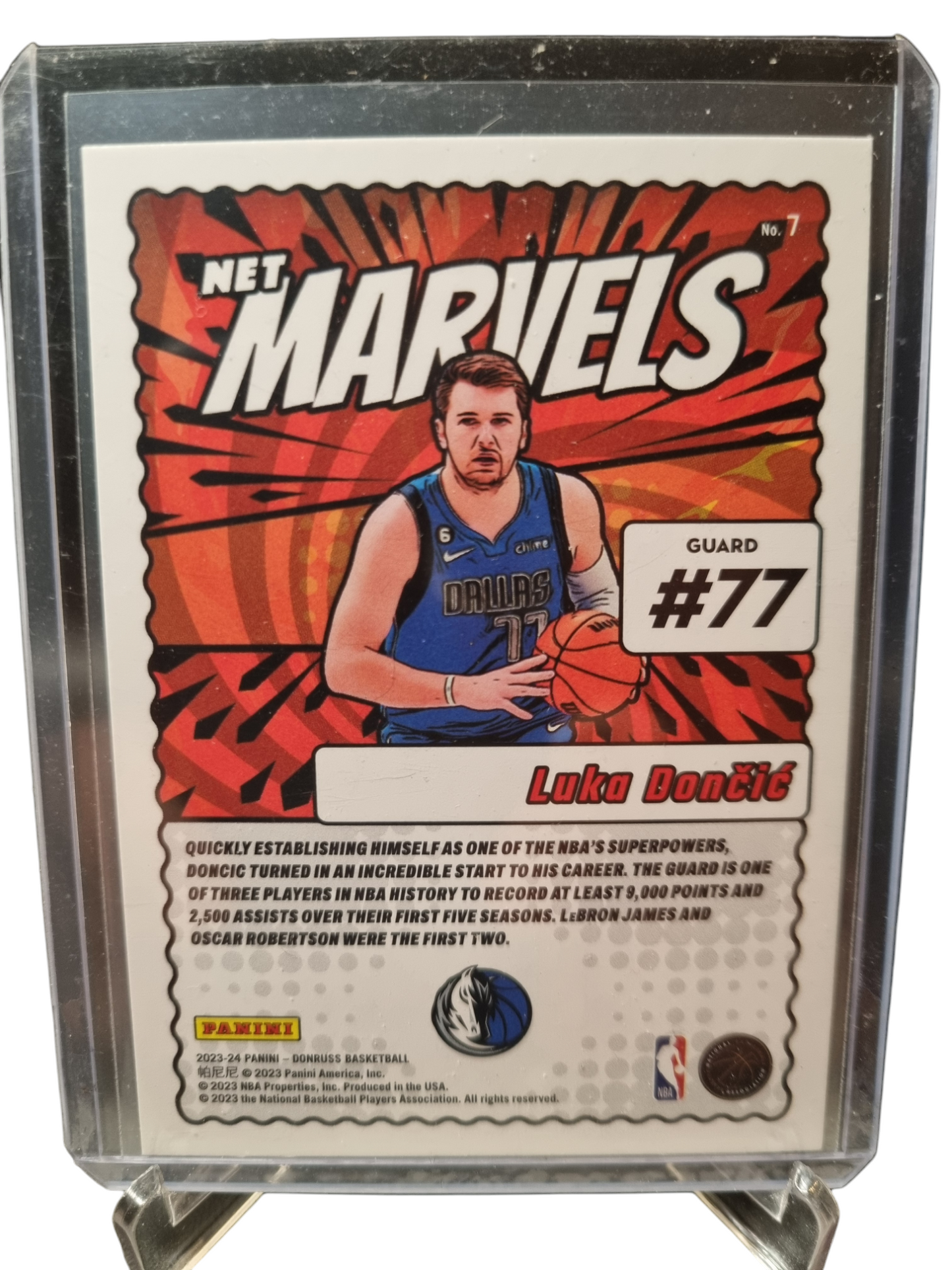 2023-24 Panini Donruss #7 Luka Doncic Net Marvels