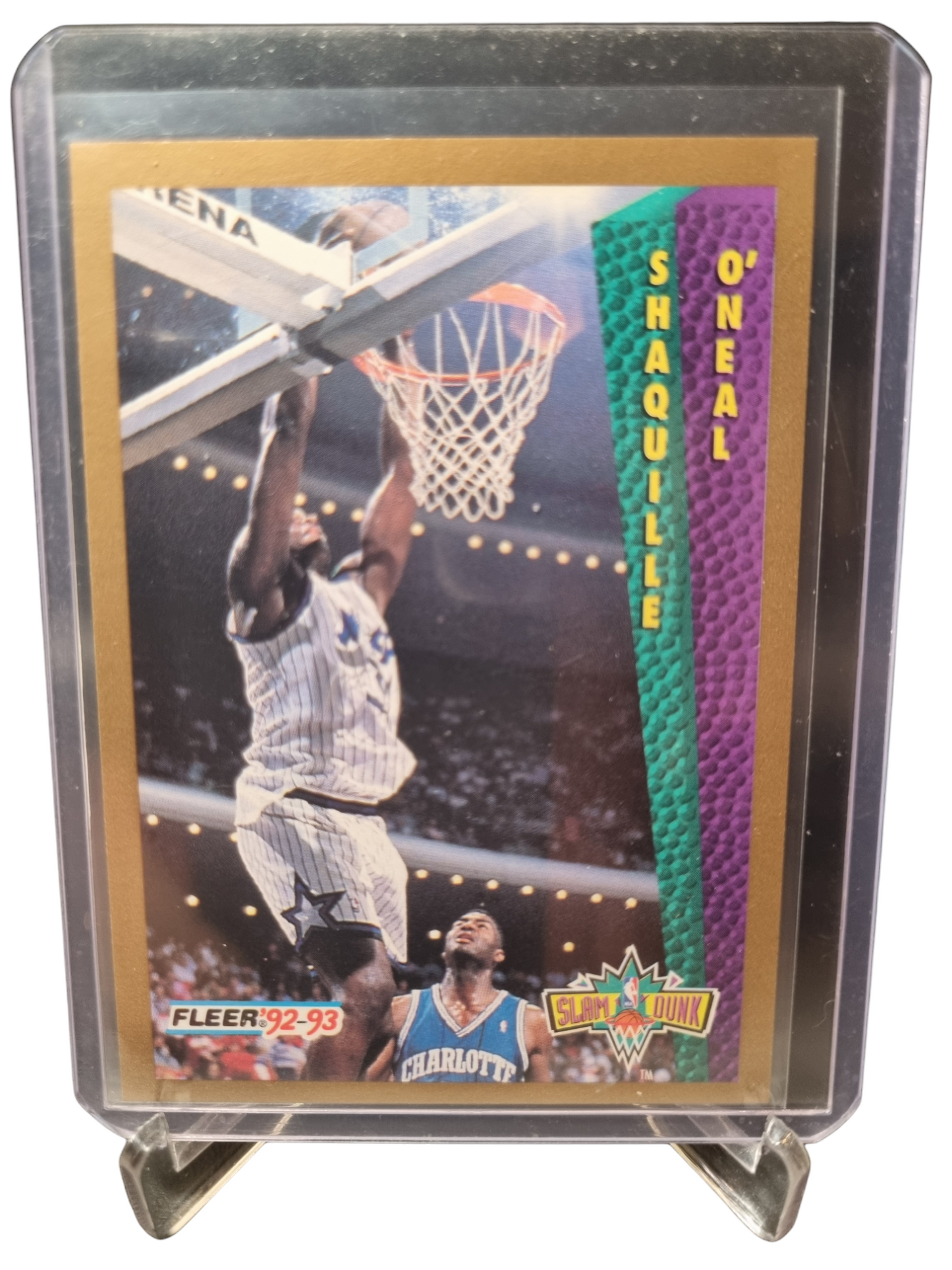 1992-93 Fleer #298 Shaquille O'Neal Rookie Card Slam Dunk