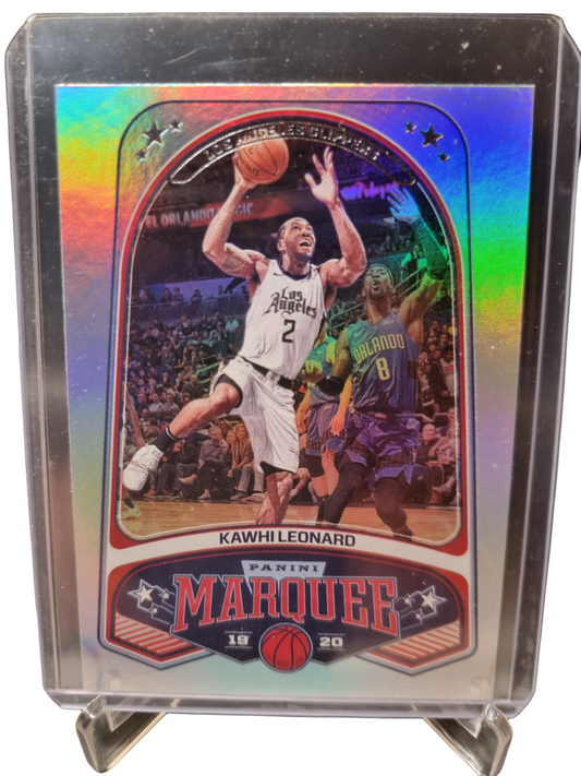 2019-20 Panini Chronicles Marquee #250 Kawhi Leonard Marquee Silver