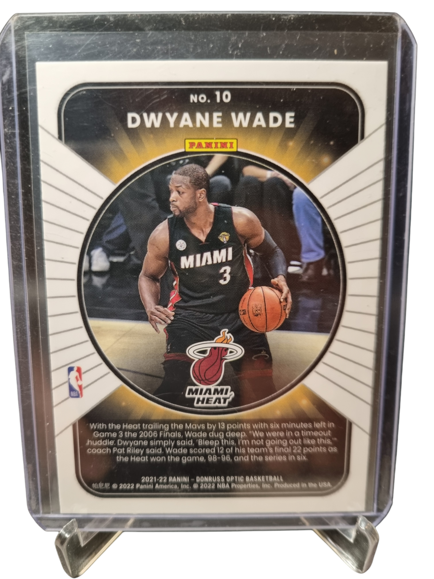 2021-22 Panini Donruss Optic #10 Dwyane Wade Winner Stays