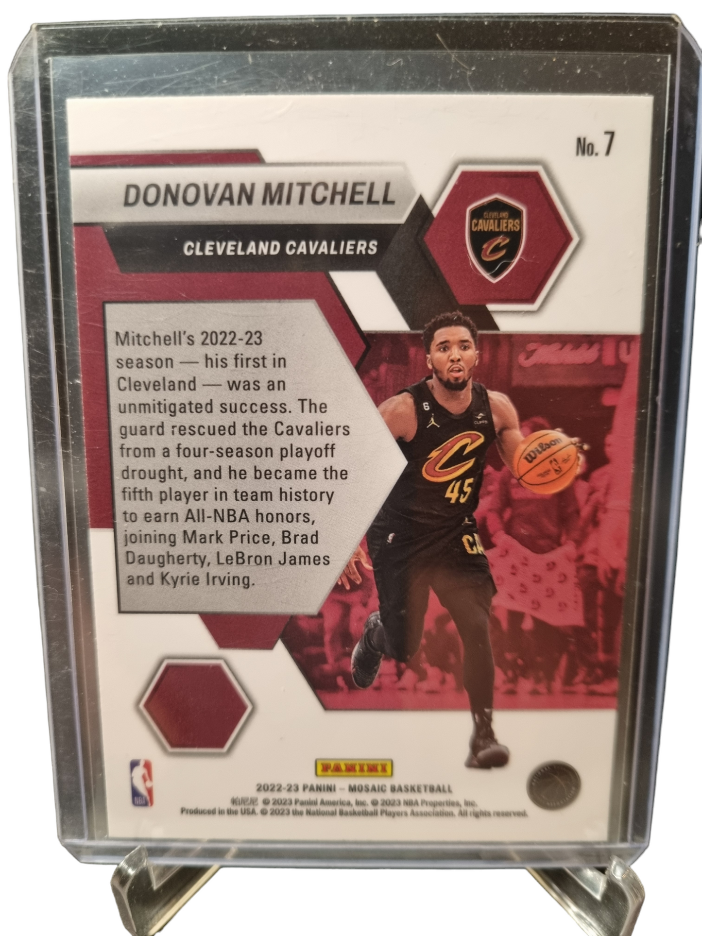 2022-23 Panini Mosaic #7 Donovan Mitchell Montage