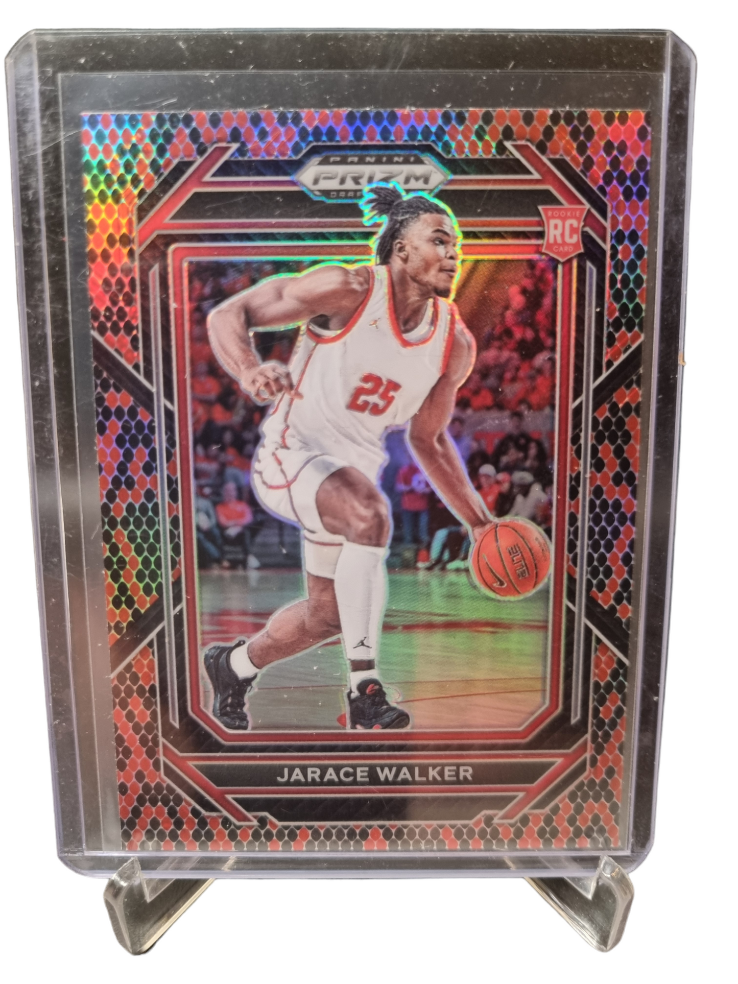 2023-24 Panini Prizm Draft Picks #33 Jarace Walker Rookie Card Snake Skin Prizm