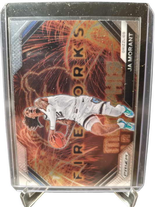 2023-24 Panini Prizm #8 JA Morant Fireworks