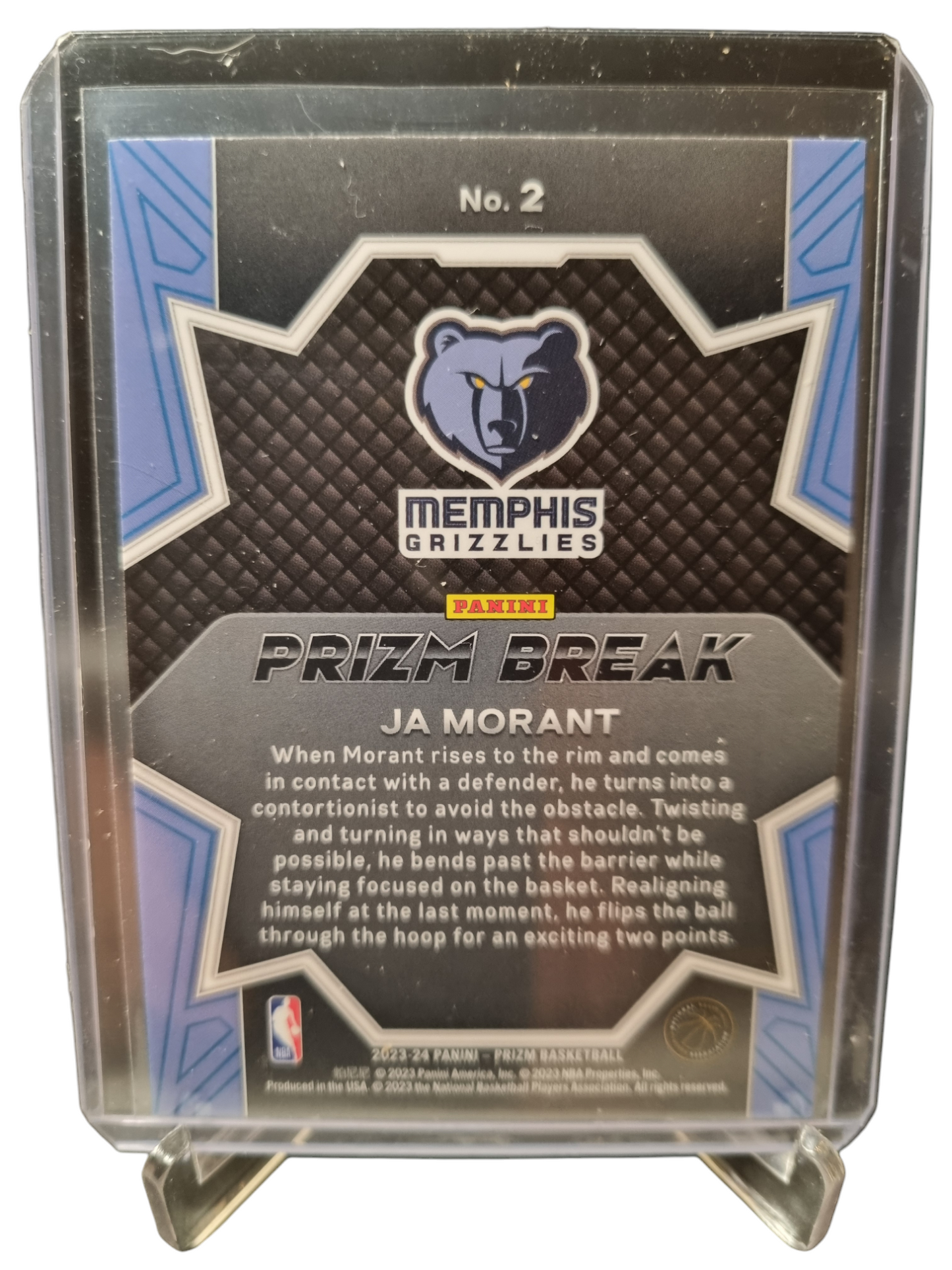 2023-24 Panini Prizm #2 JA Morant Prizm Break