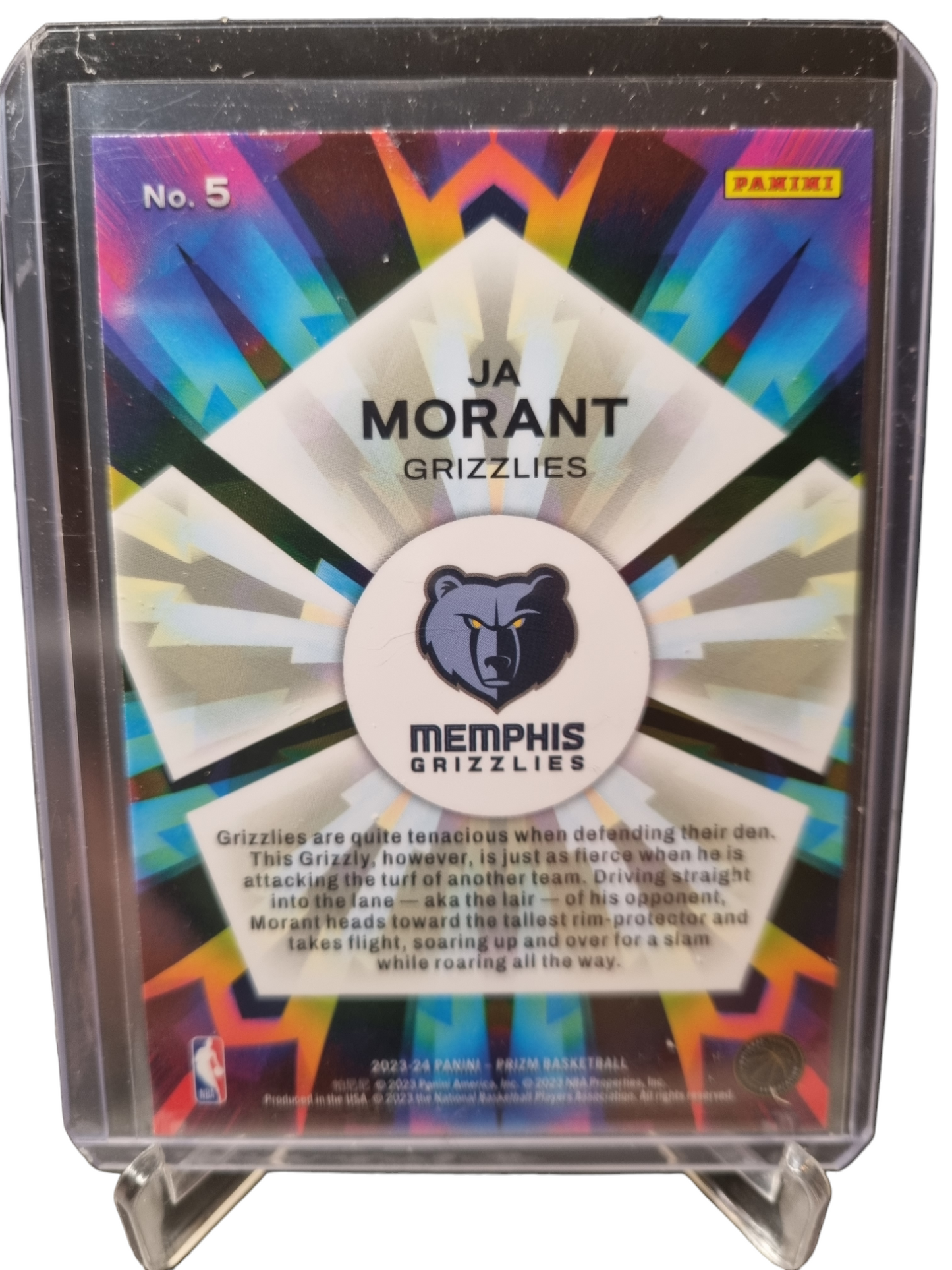 2023-24 Panini Prizm #5 JA Morant Kaleidoscopic