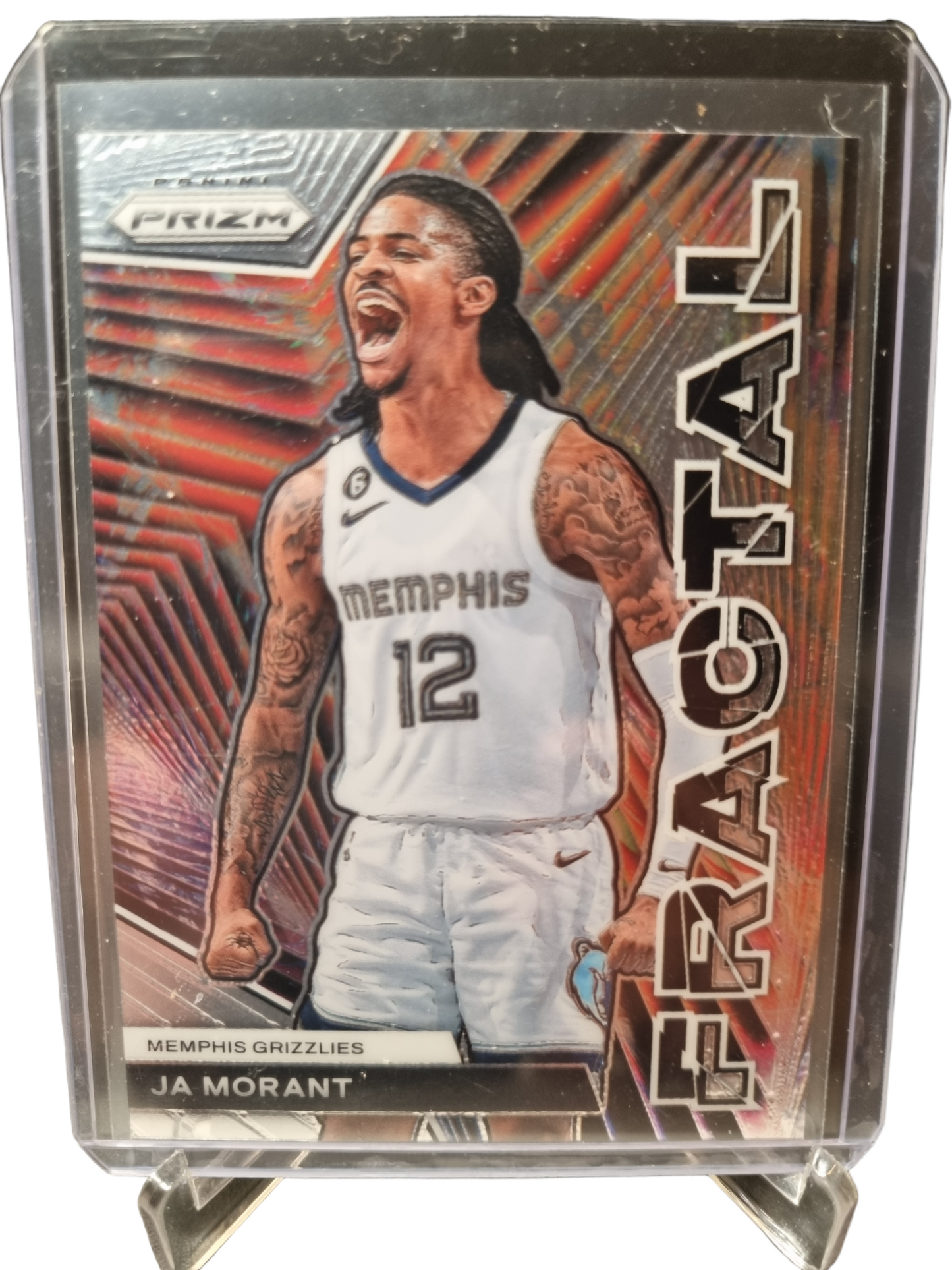 2023-24 Panini Prizm #5 JA Morant Fractal