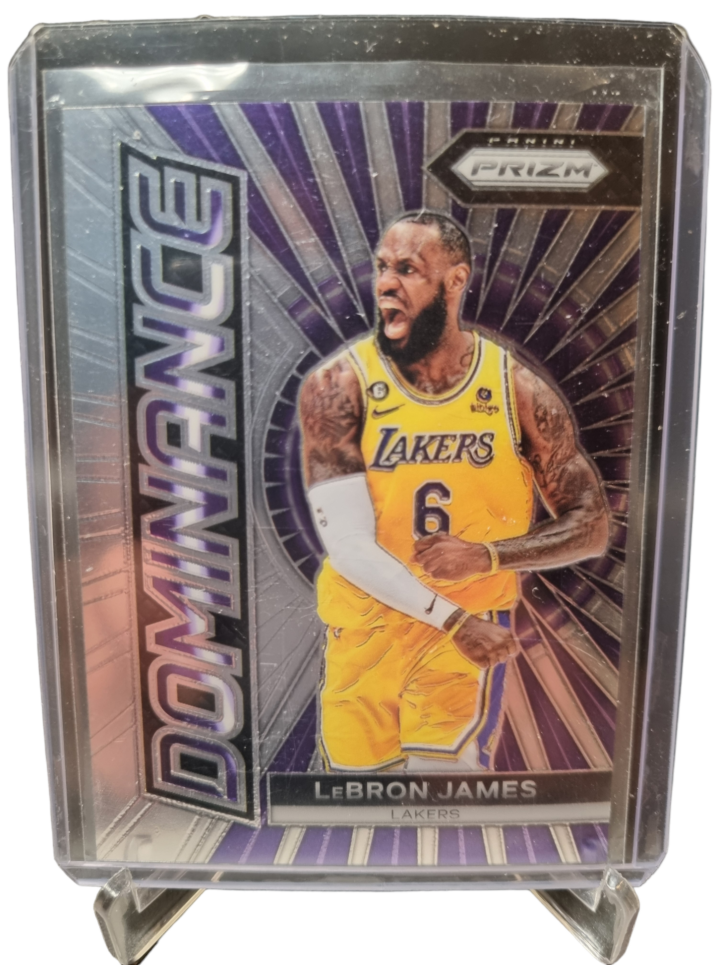 2023-24 Panini Prizm #3 Lebron James Dominance