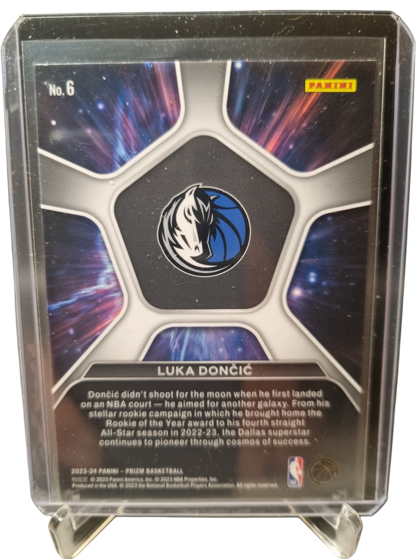 2023-24 Panini Prizm #6 Luka Doncic Deep Space