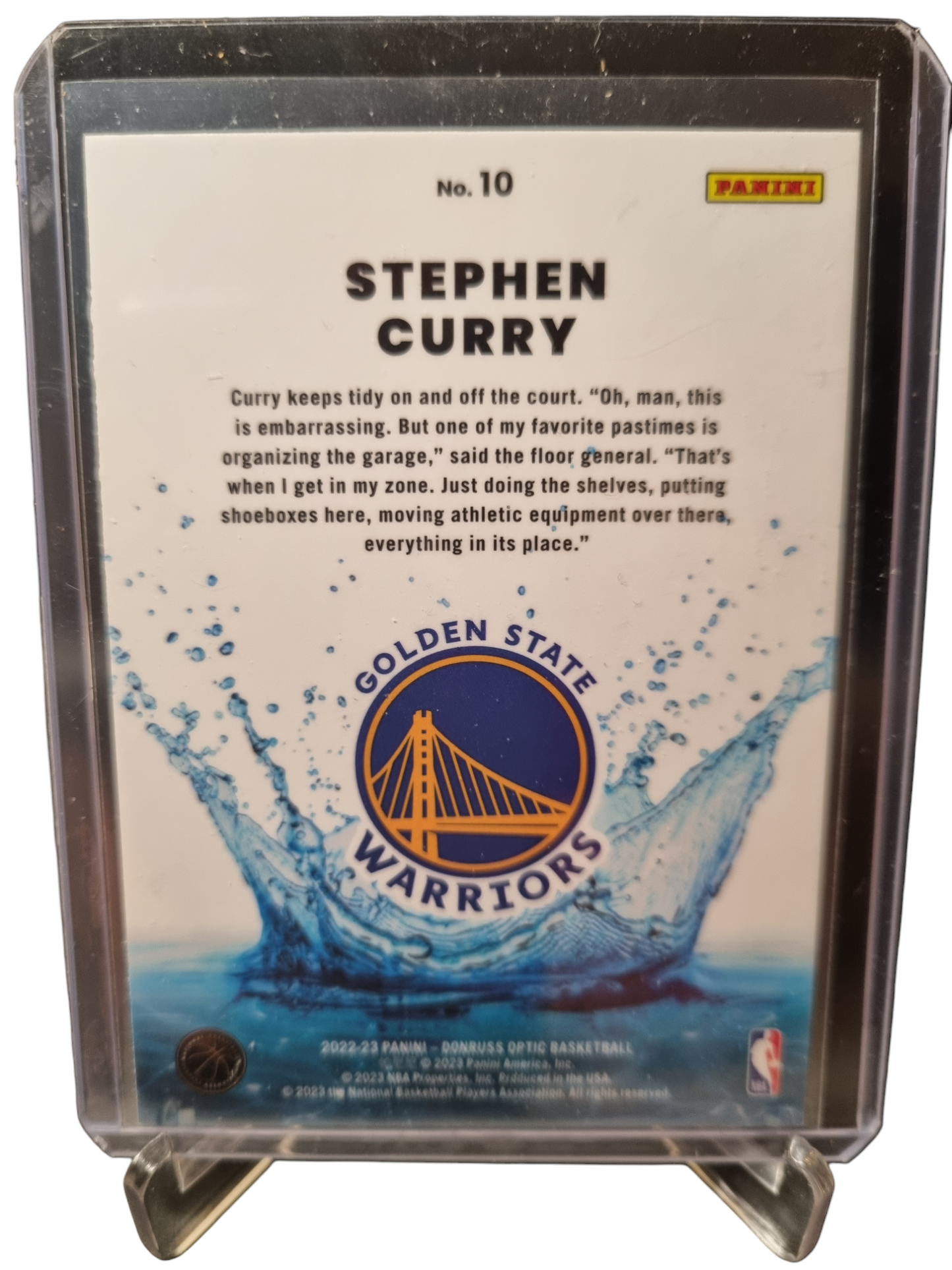 2022-23 Panini Donruss Optic #10 Stephen Curry Splash