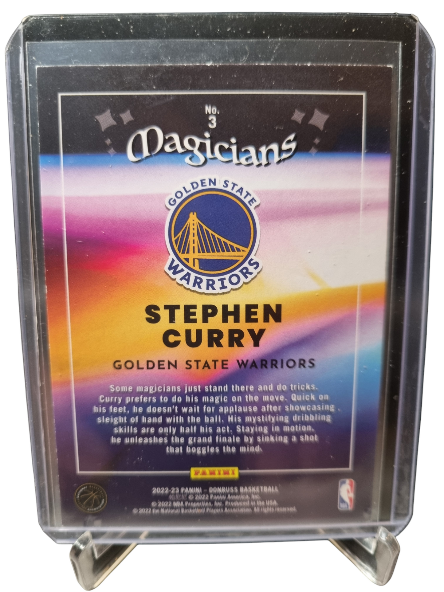 2021-22 Panini Donruss #3 Stephen Curry Magicians