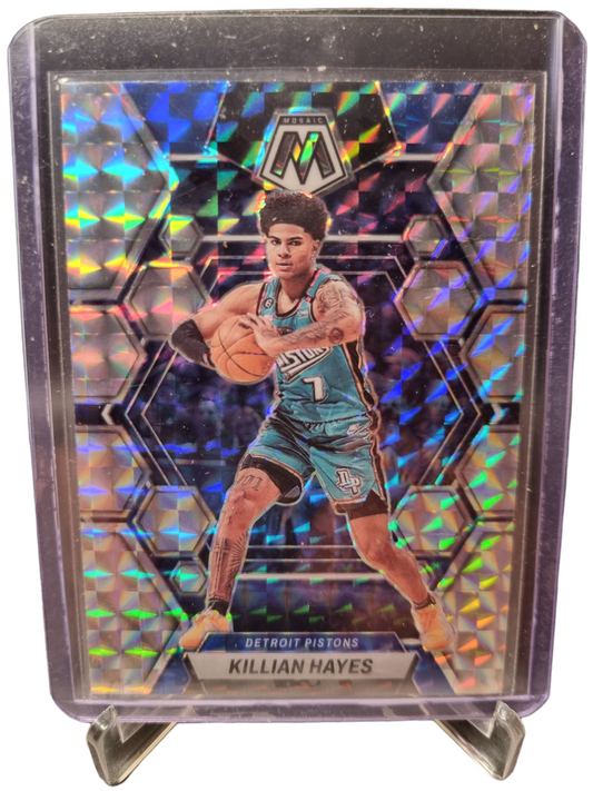 2022-23 Panini Mosaic #100 Killian Hayes Mosaic Prizm