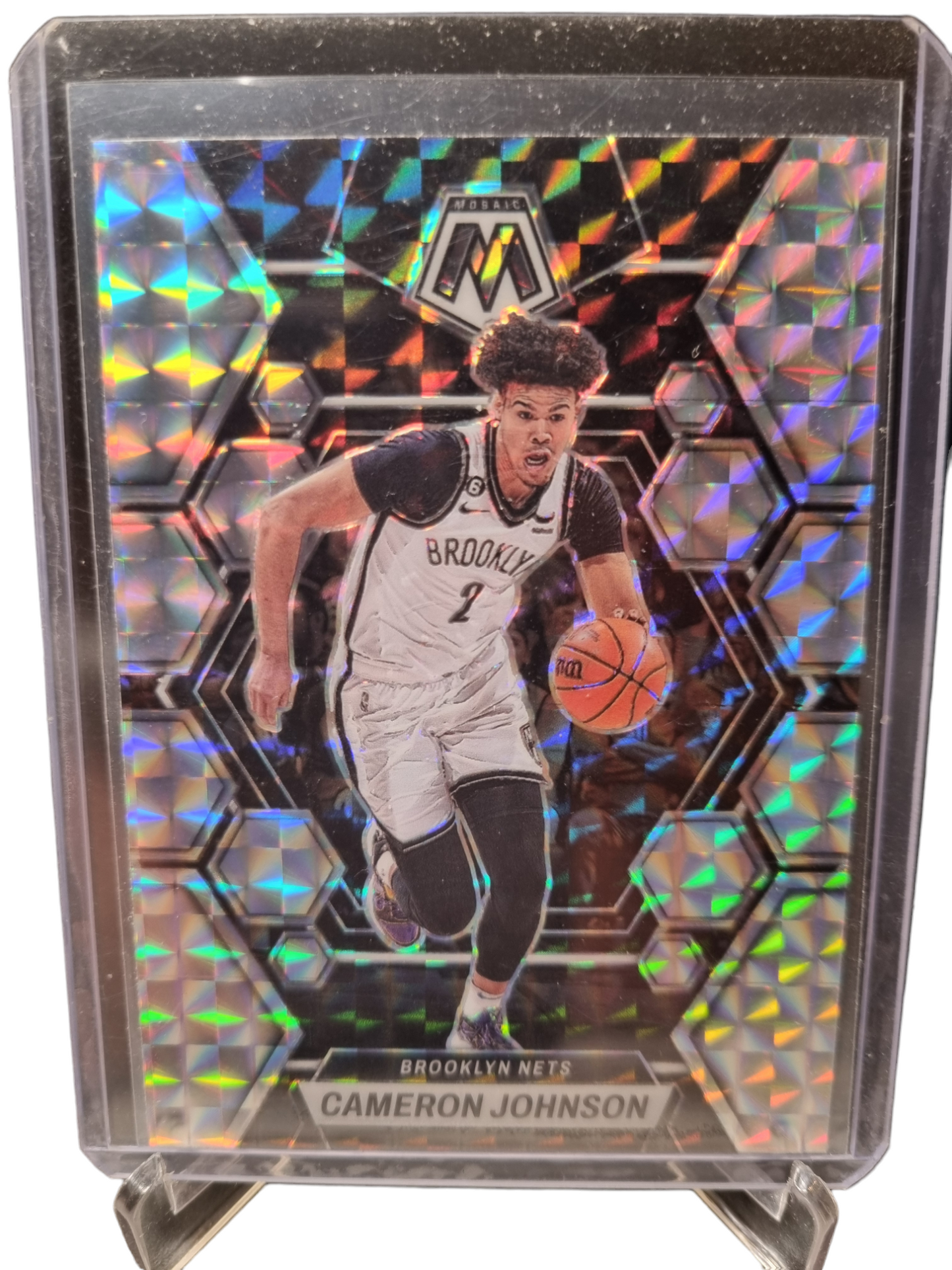 2022-23 Panini Mosaic #14 Cameron Johnson Mosaic Prizm