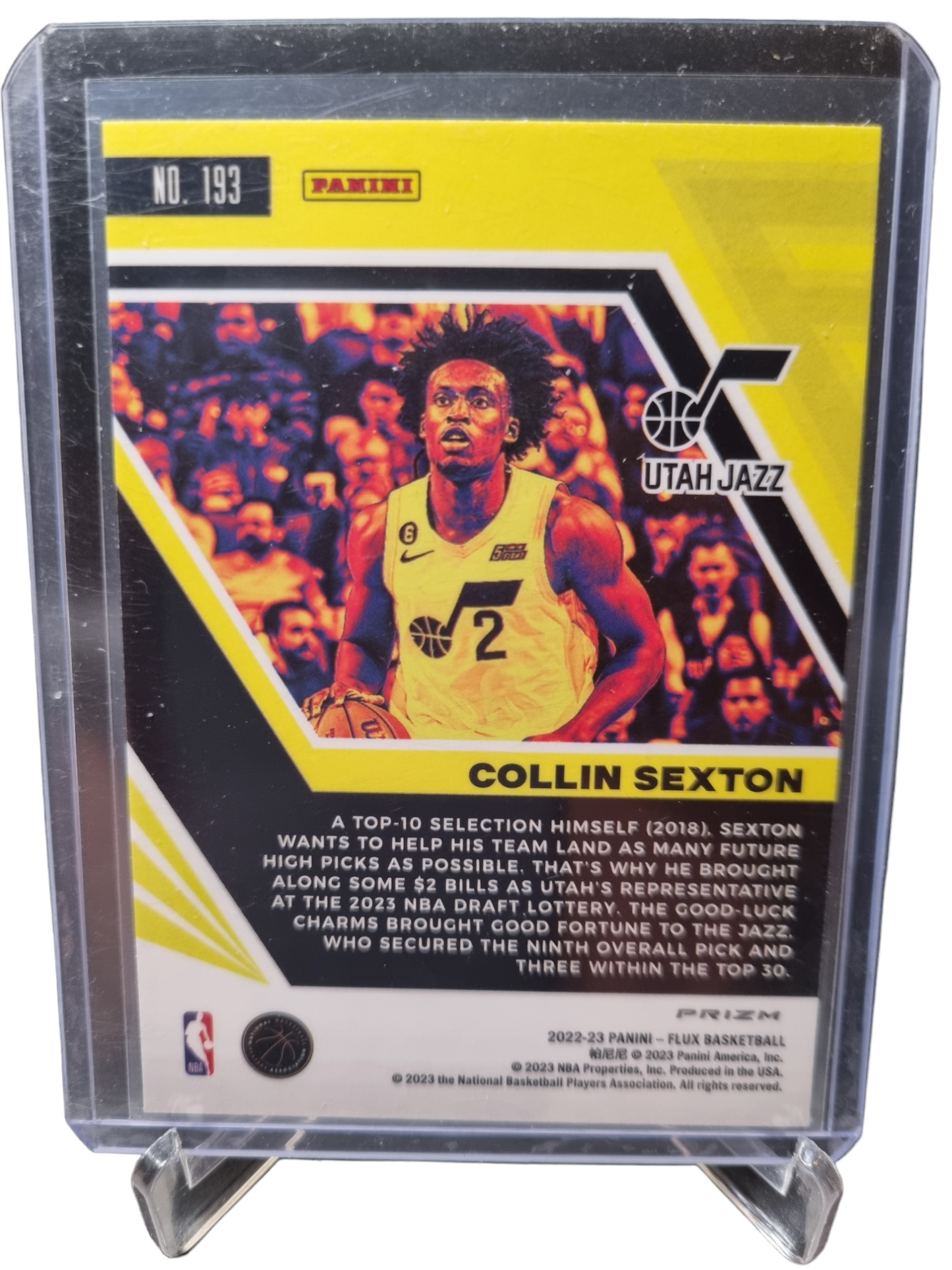 2022-23 Panini Flux #193 Colin Sexton Silver Prizm