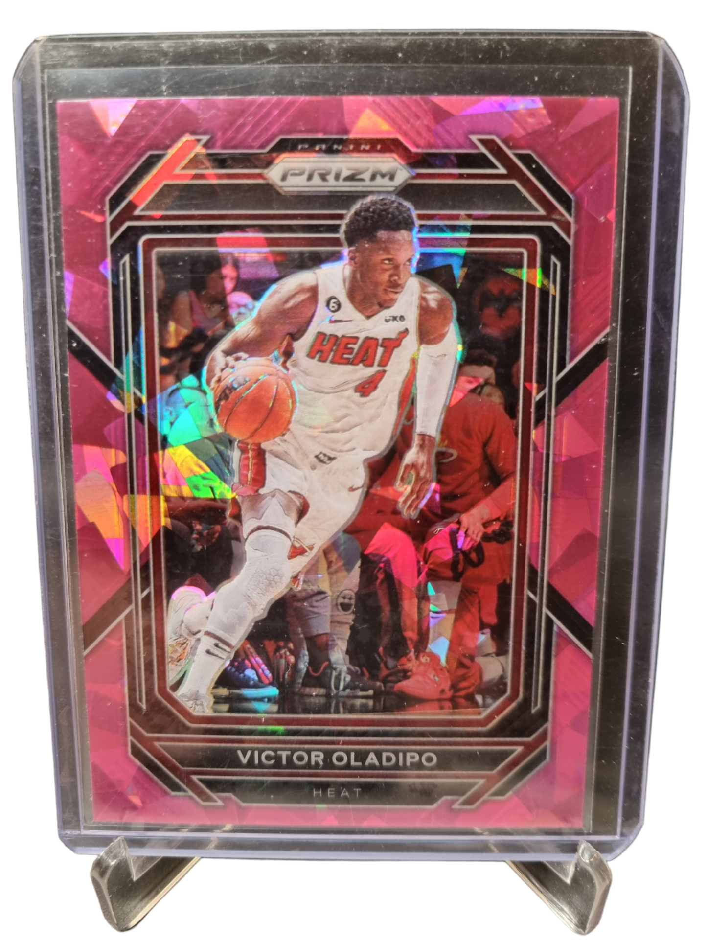 2022-23 Panini Prizm #167 Victor Oladipo Pink Cracked Ice Prizm