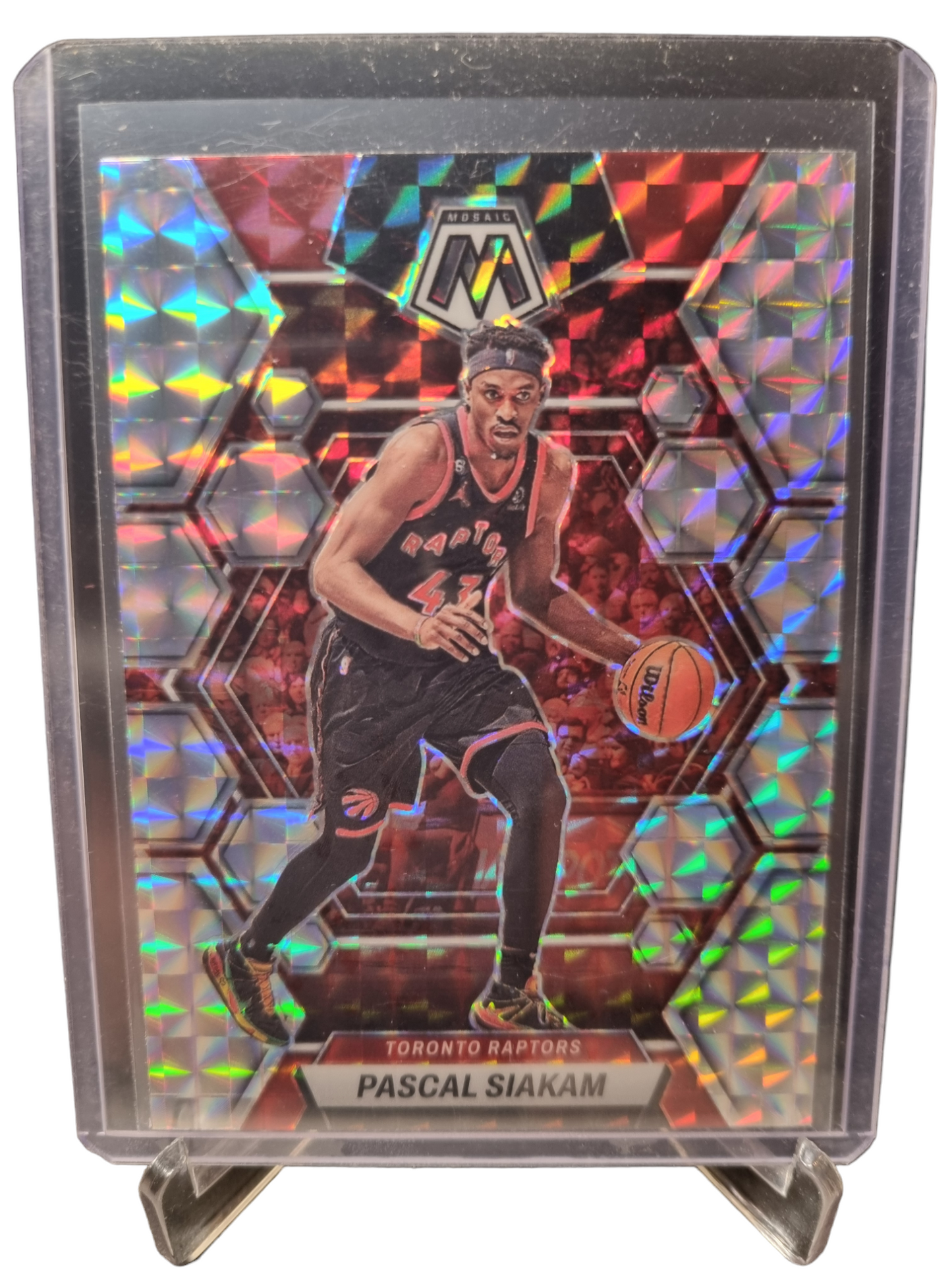 2022-23 Panini Mosaic #68 Pascal Siakam Mosaic Prizm